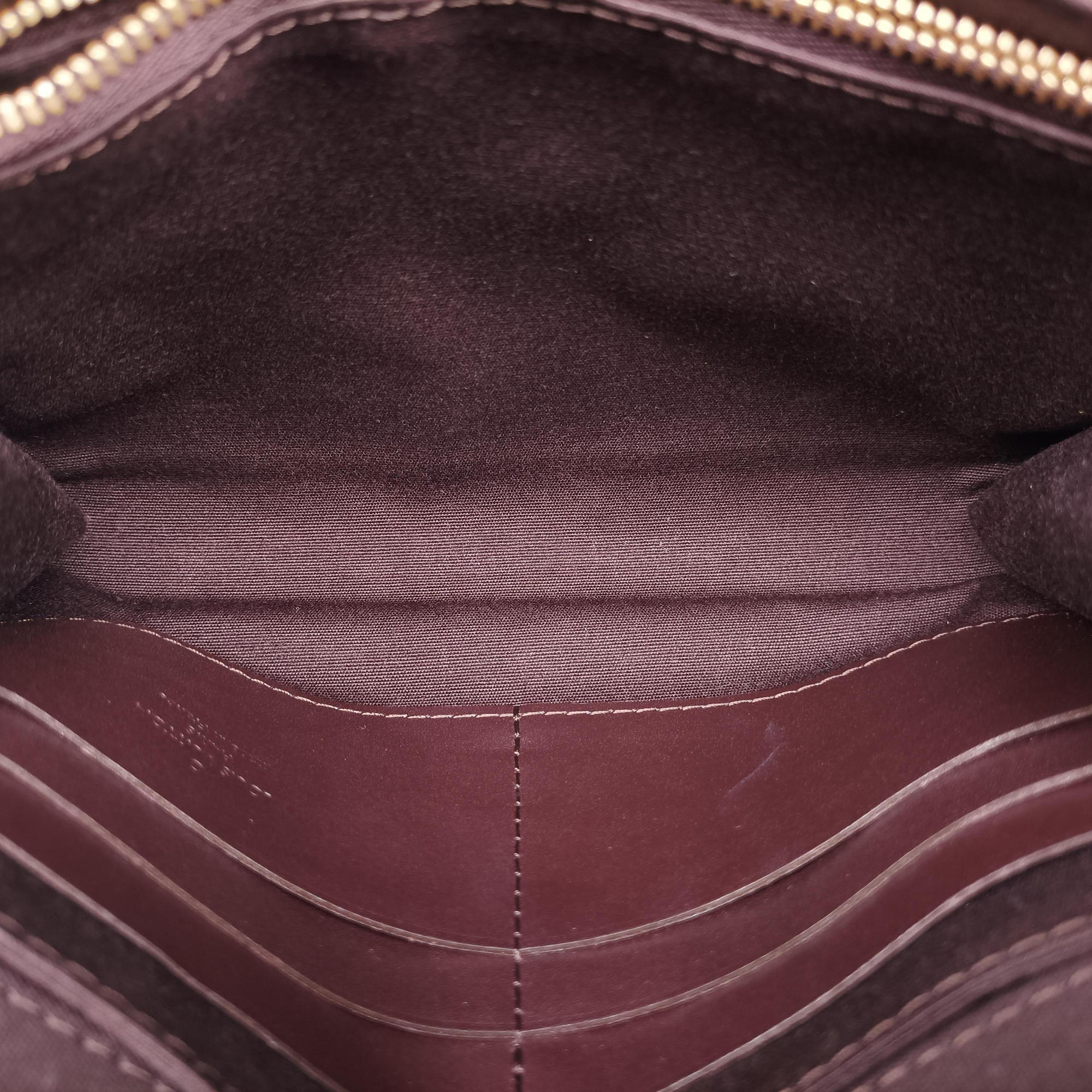 Pre-owned Louis Vuitton Belle Air Amarante Vernis M93613 shoulderbag | stylenewstar