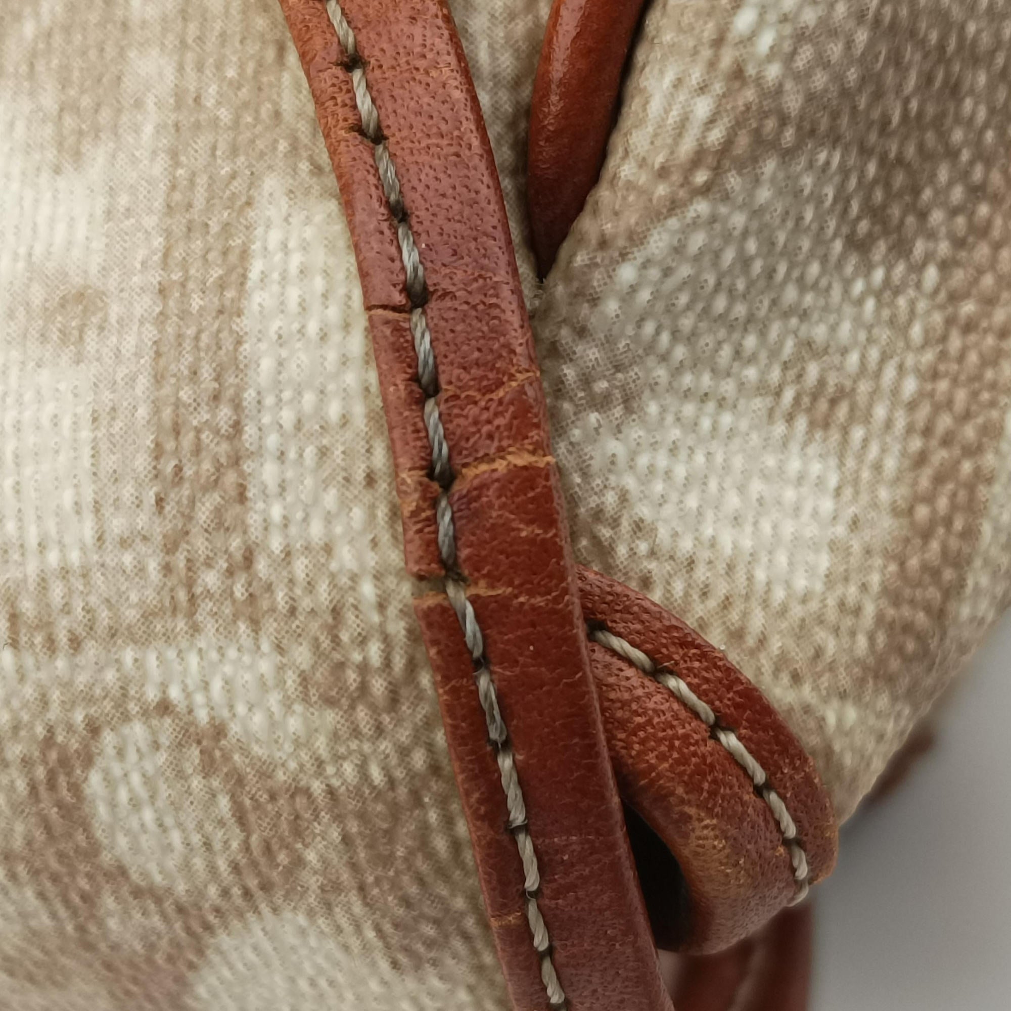 Vintage Christian Dior Romantic Heart Trotter Beige x Brown x Pink PVC Coated Canvas x leather  shoulderbag | stylenewstar