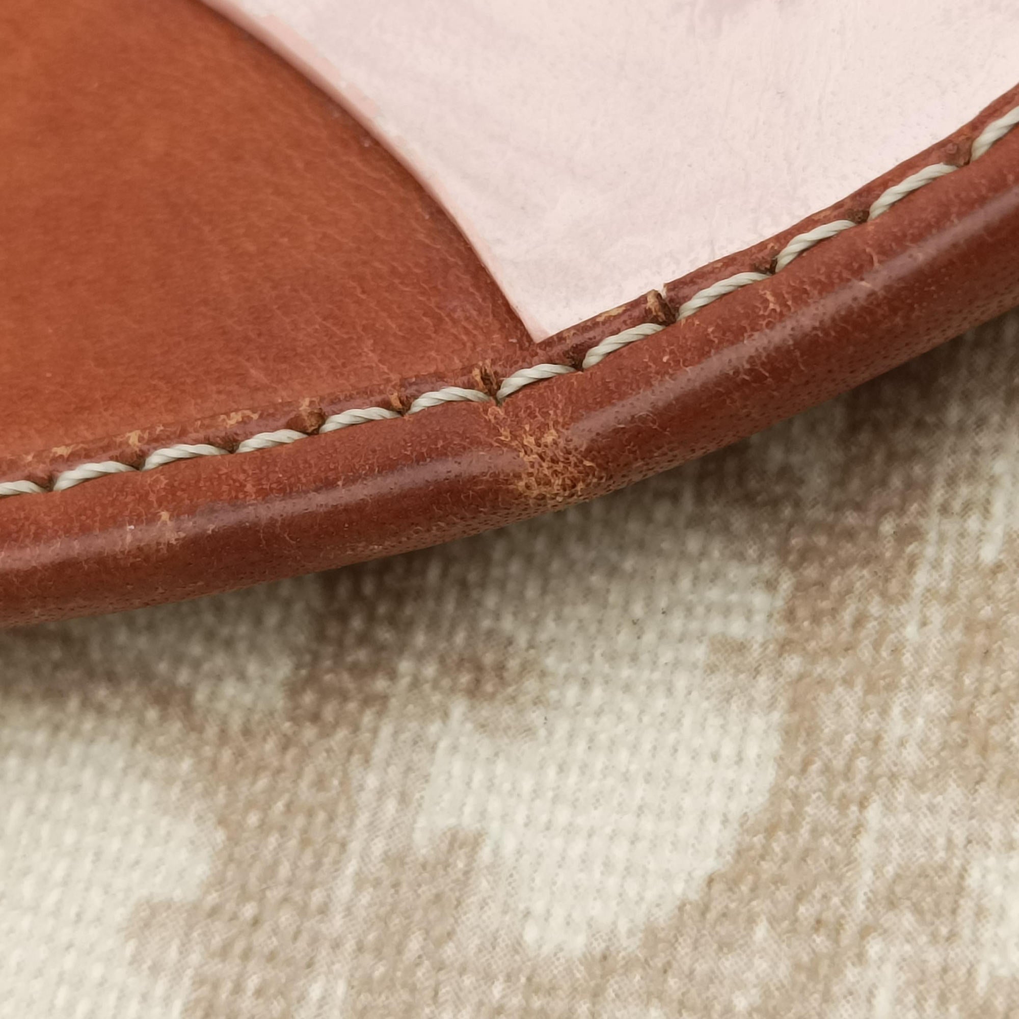 Vintage Christian Dior Romantic Heart Trotter Beige x Brown x Pink PVC Coated Canvas x leather  shoulderbag | stylenewstar