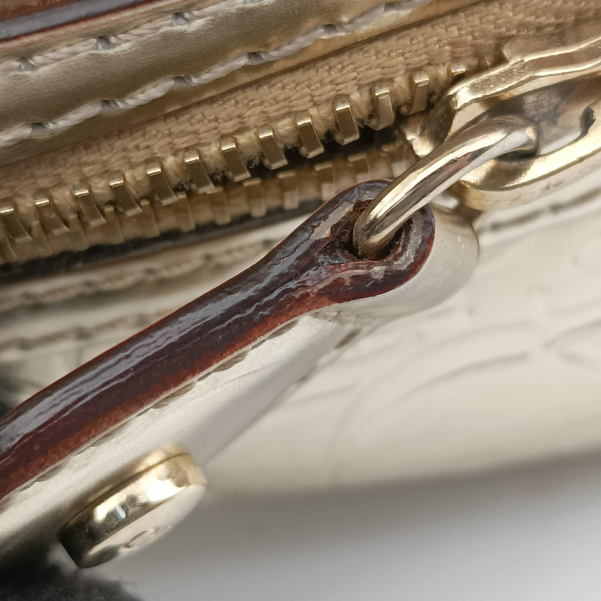 Pre-owned Christian Dior Ultimate Trotter Golden leather  handbag | stylenewstar