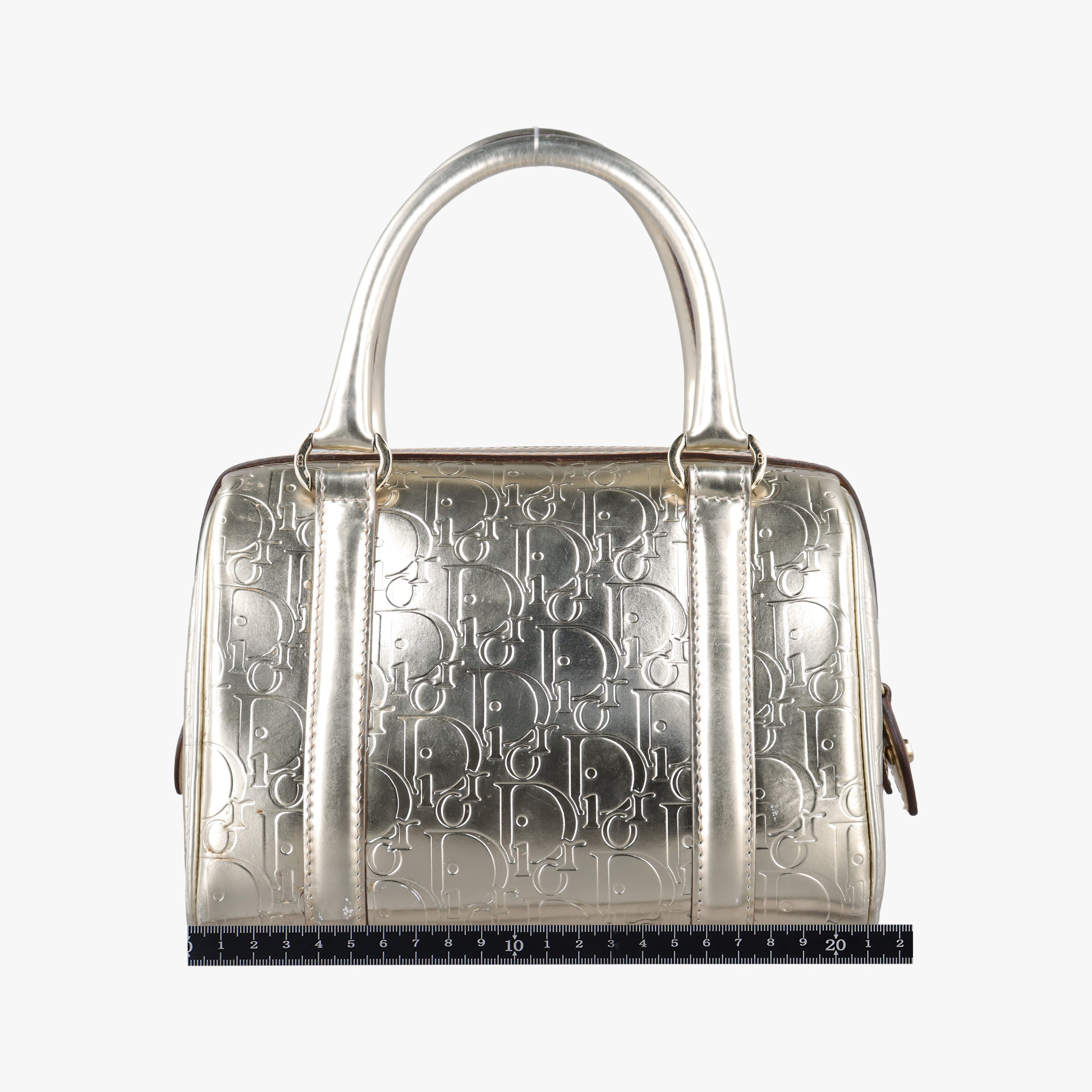 Pre-owned Christian Dior Ultimate Trotter Golden leather  handbag | stylenewstar