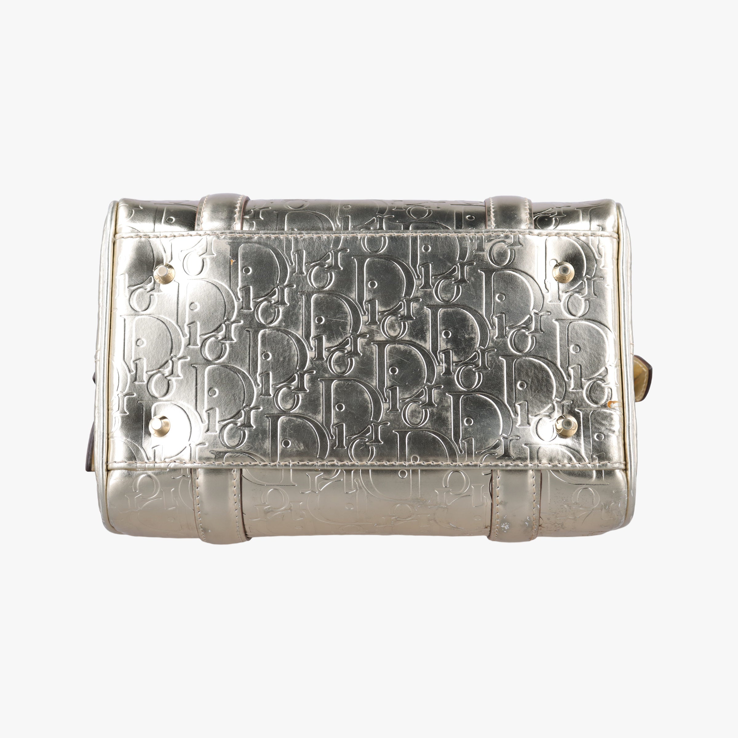 Pre-owned Christian Dior Ultimate Trotter Golden leather  handbag | stylenewstar