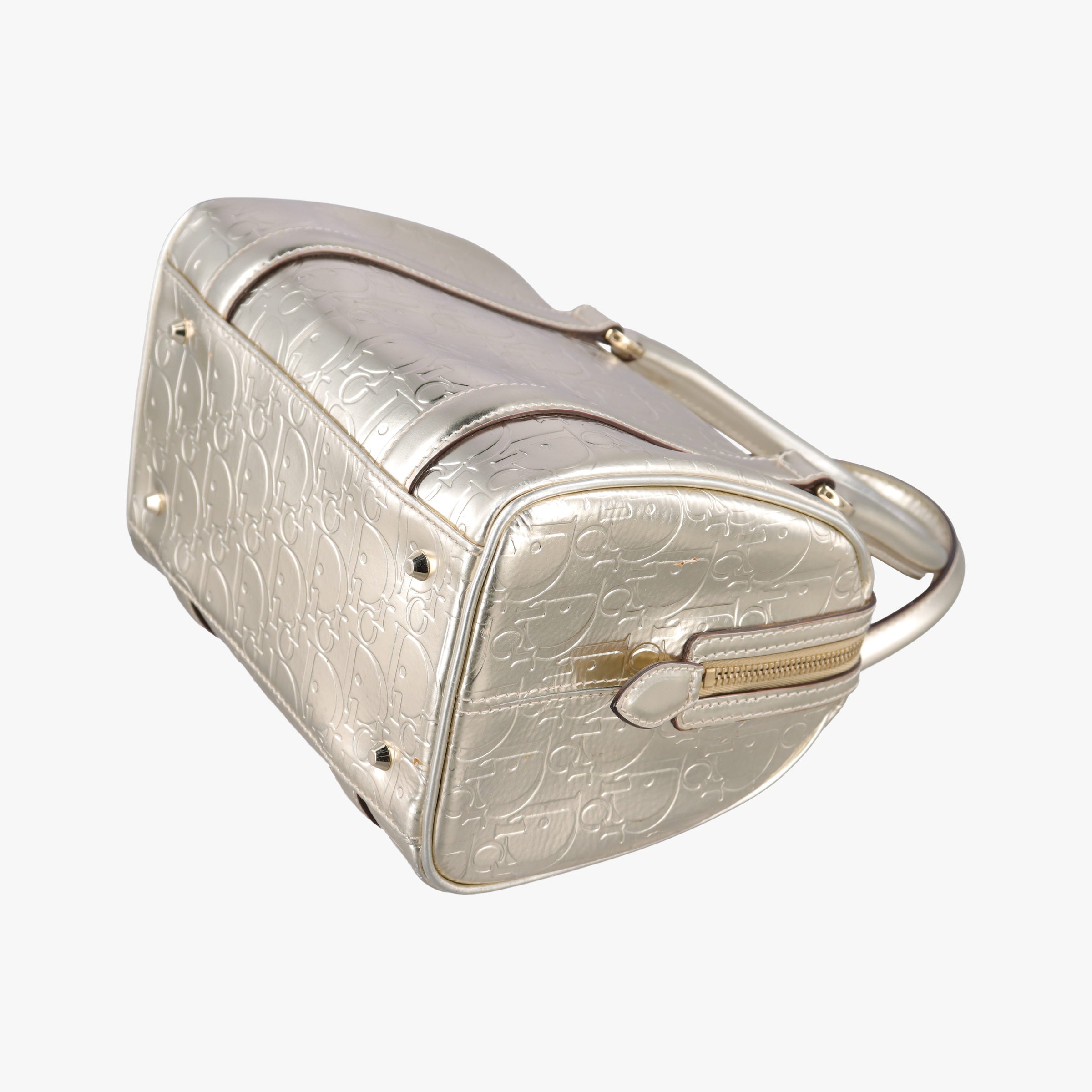 Pre-owned Christian Dior Ultimate Trotter Golden leather  handbag | stylenewstar