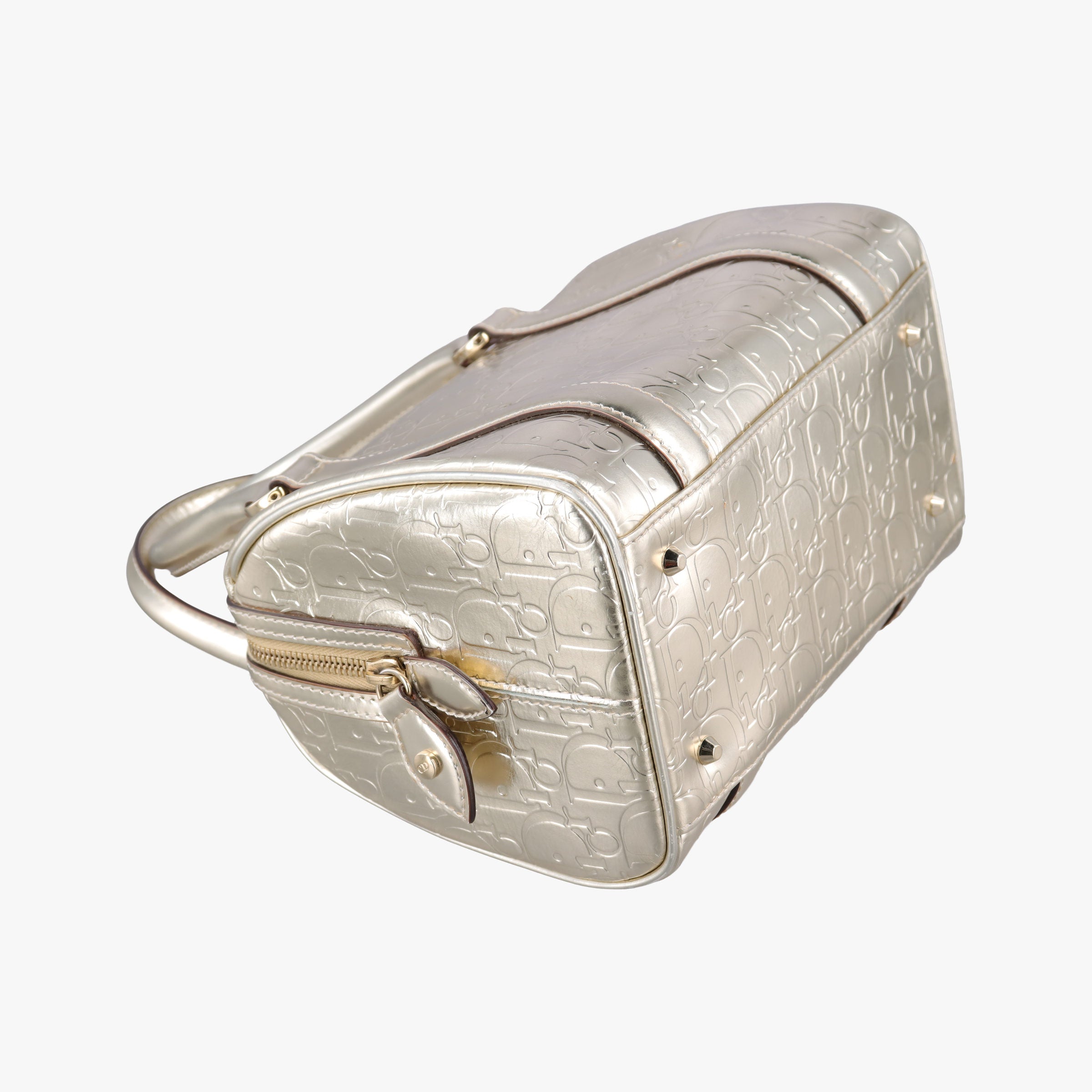 Pre-owned Christian Dior Ultimate Trotter Golden leather  handbag | stylenewstar