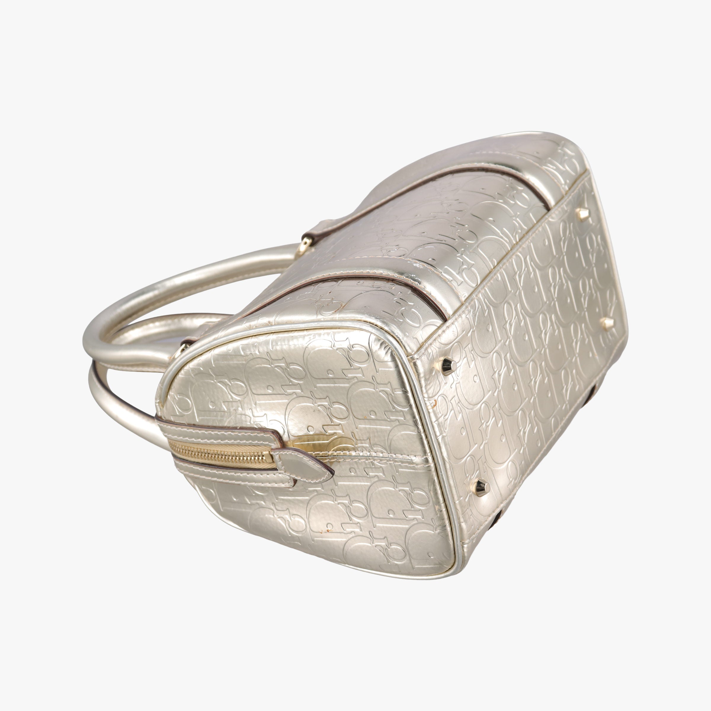 Pre-owned Christian Dior Ultimate Trotter Golden leather  handbag | stylenewstar