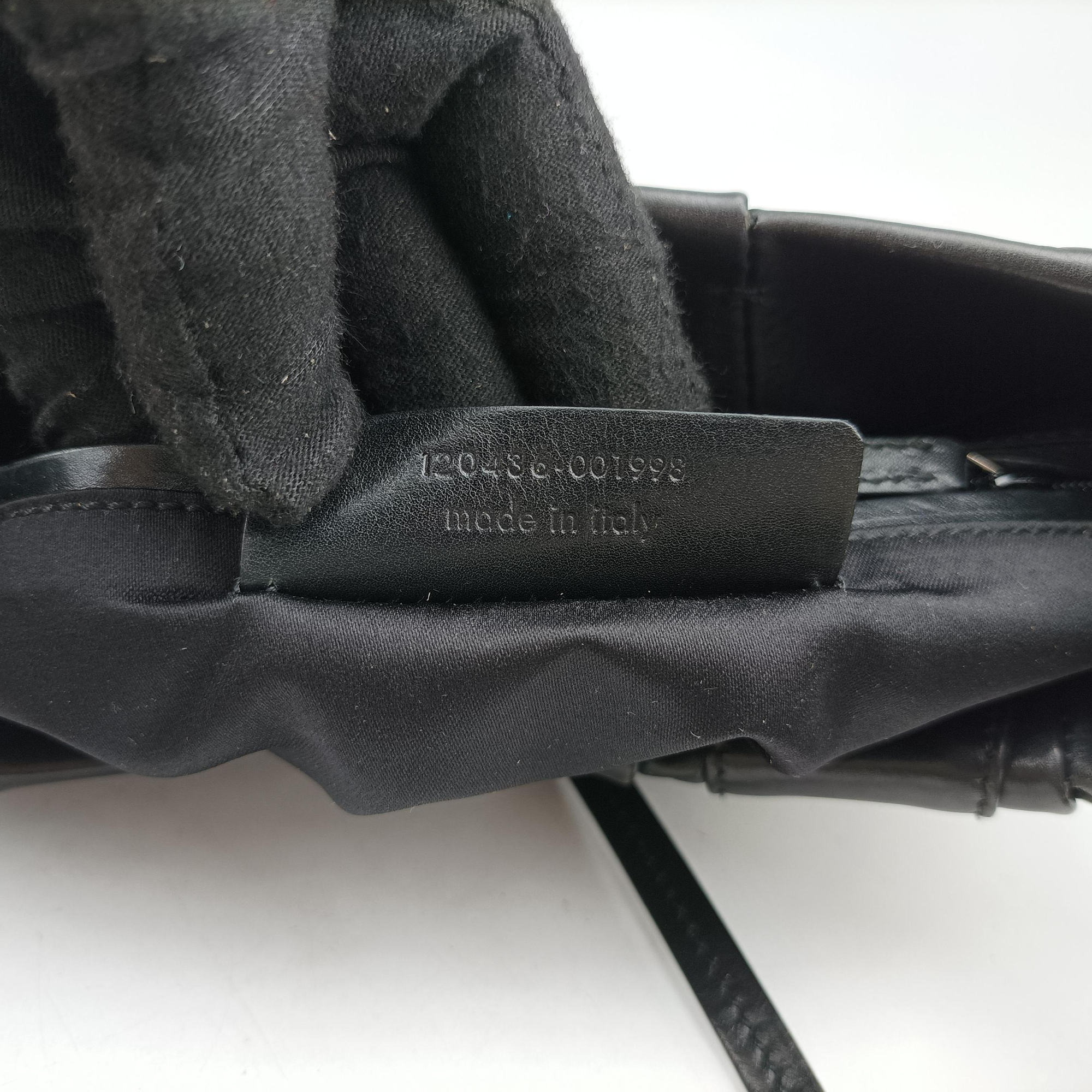 Secondhand Yves Saint Laurent Rive Gauche Black Leather 120436 shoulderbag | stylenewstar
