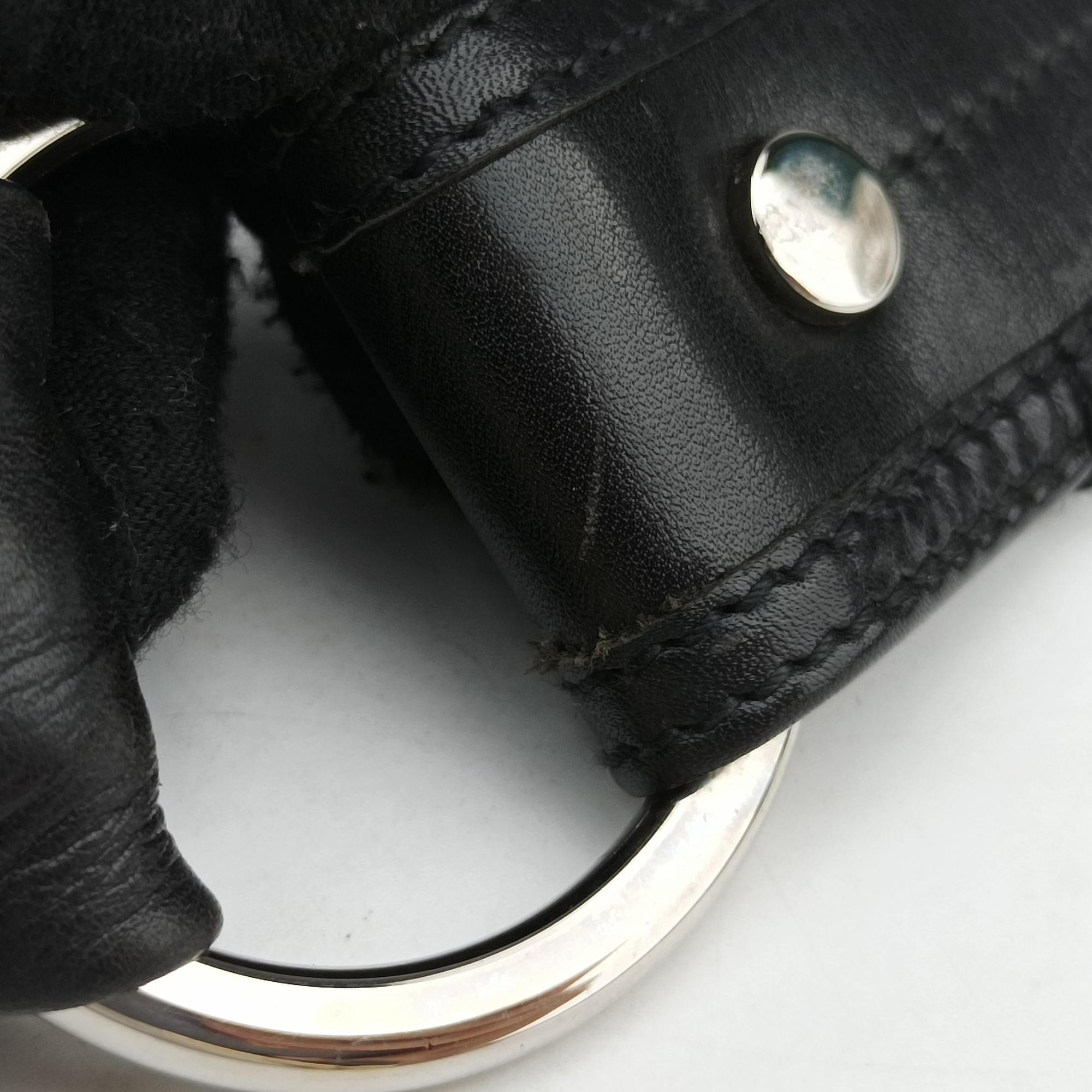 Secondhand Yves Saint Laurent Rive Gauche Black Leather 120436 shoulderbag | stylenewstar
