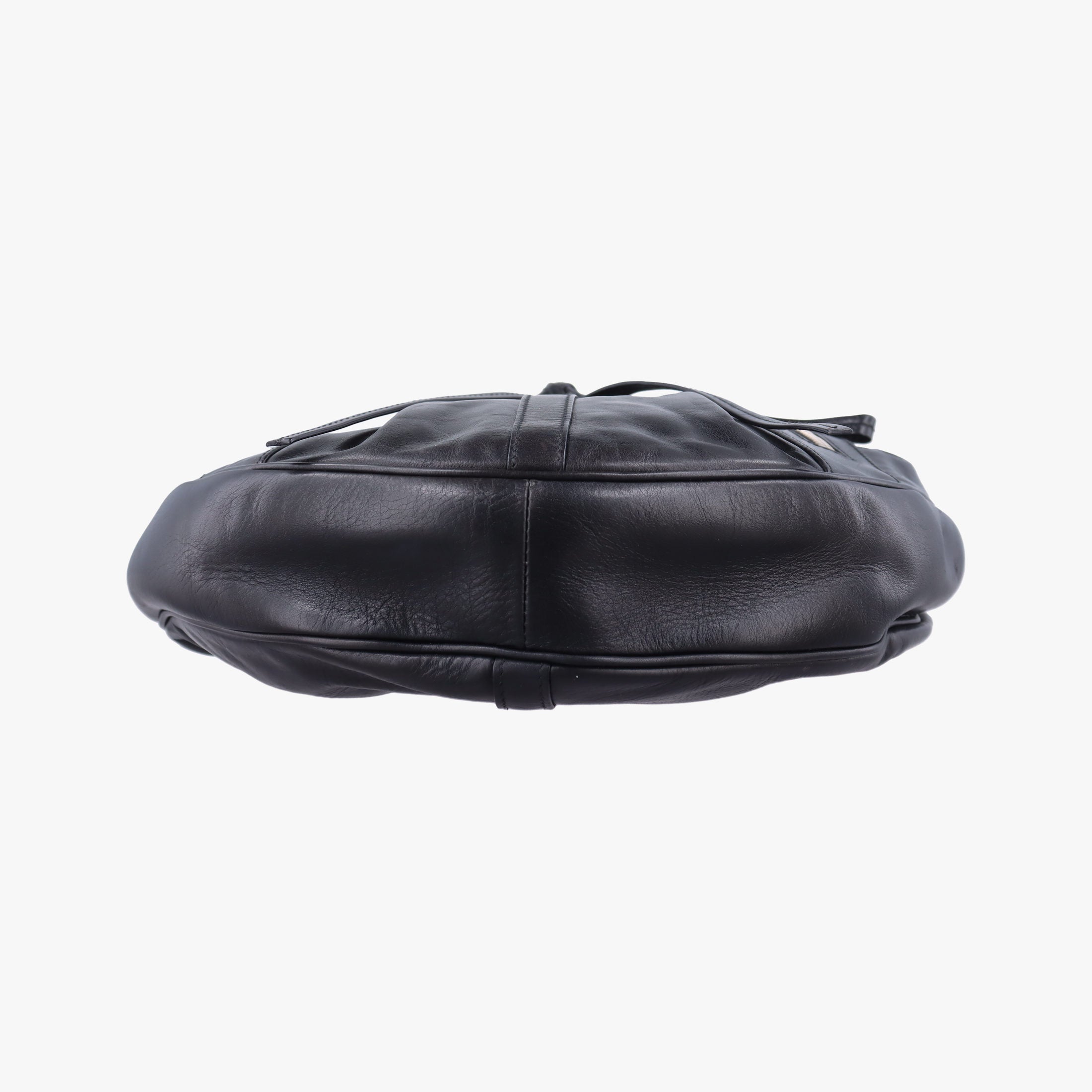 Secondhand Yves Saint Laurent Rive Gauche Black Leather 120436 shoulderbag | stylenewstar