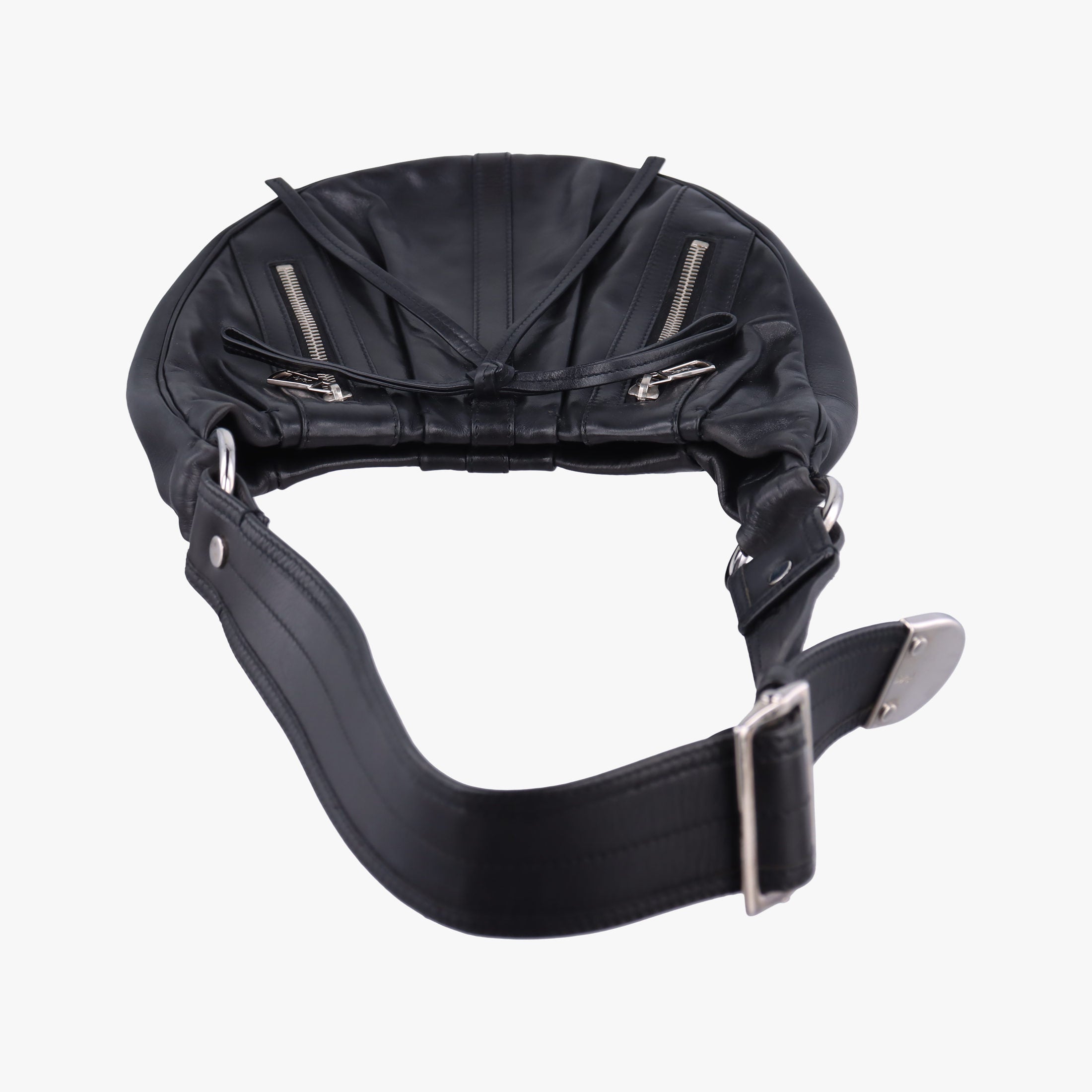 Secondhand Yves Saint Laurent Rive Gauche Black Leather 120436 shoulderbag | stylenewstar