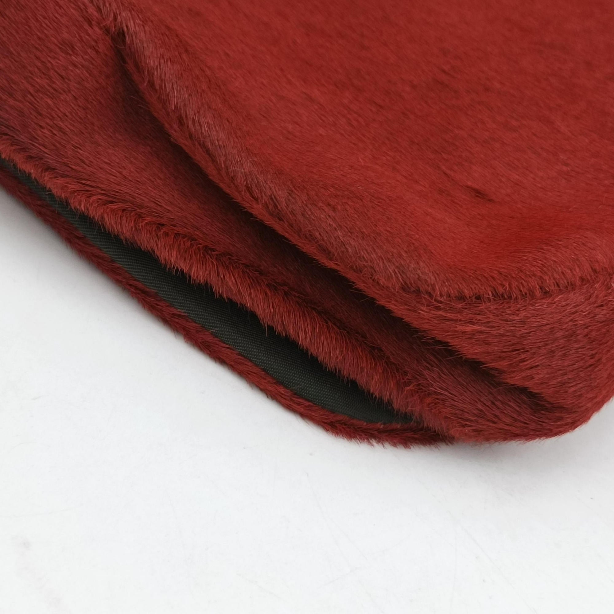 Pre-owned Christian Dior Malice pearl Red ponyhair  shoulderbag | stylenewstar