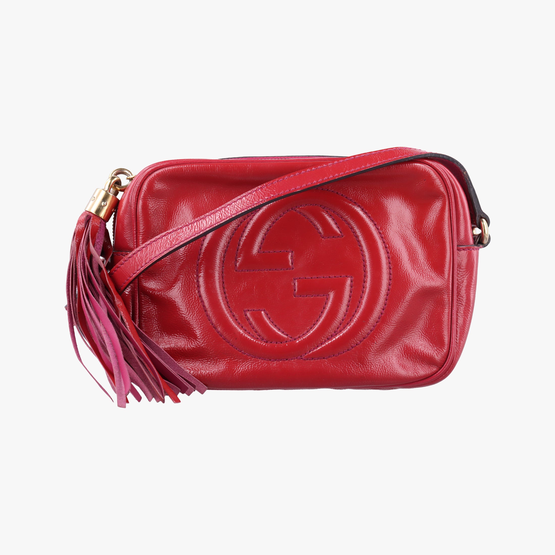Vintage Gucci Soho Red Patent 308364 shoulderbag | stylenewstar