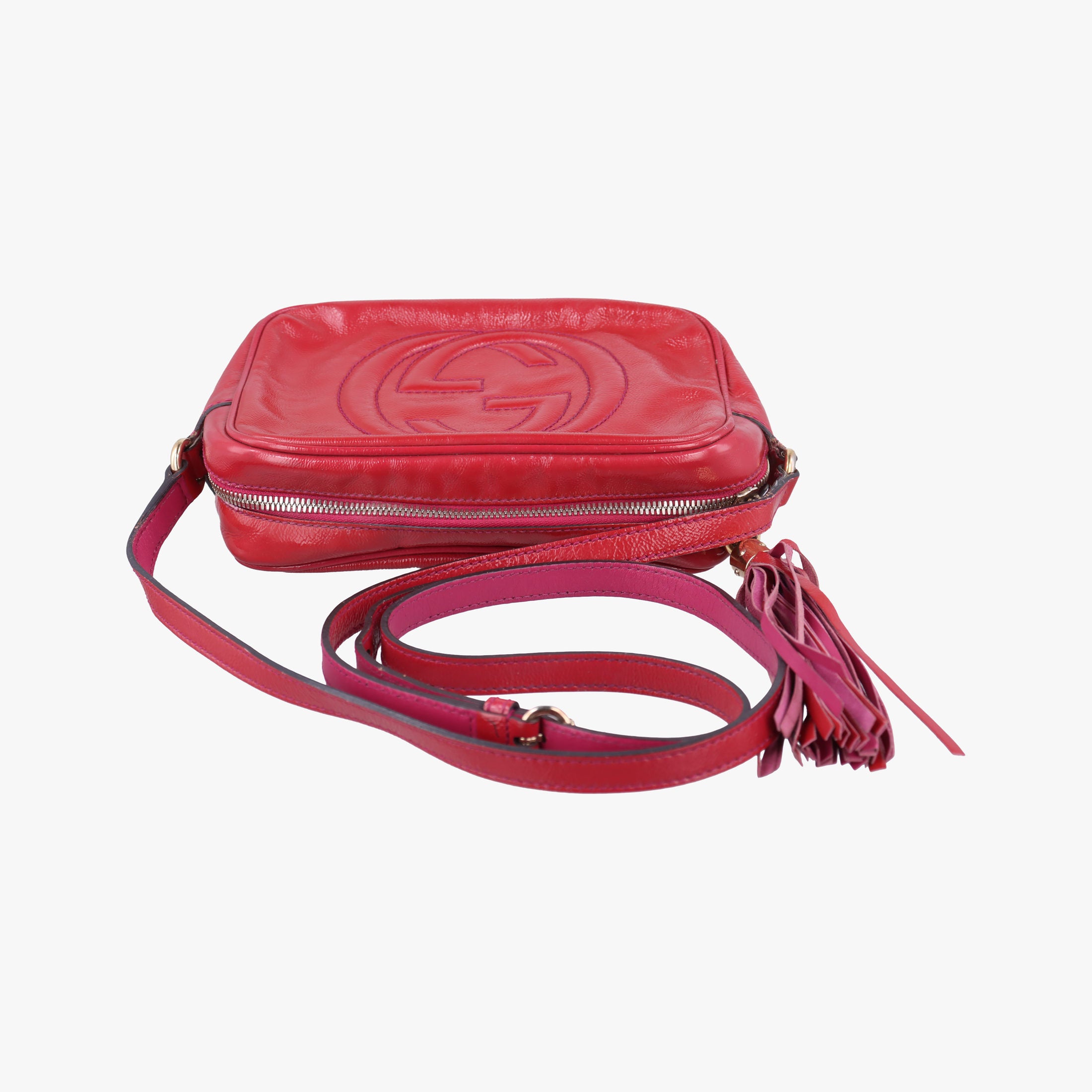 Vintage Gucci Soho Red Patent 308364 shoulderbag | stylenewstar