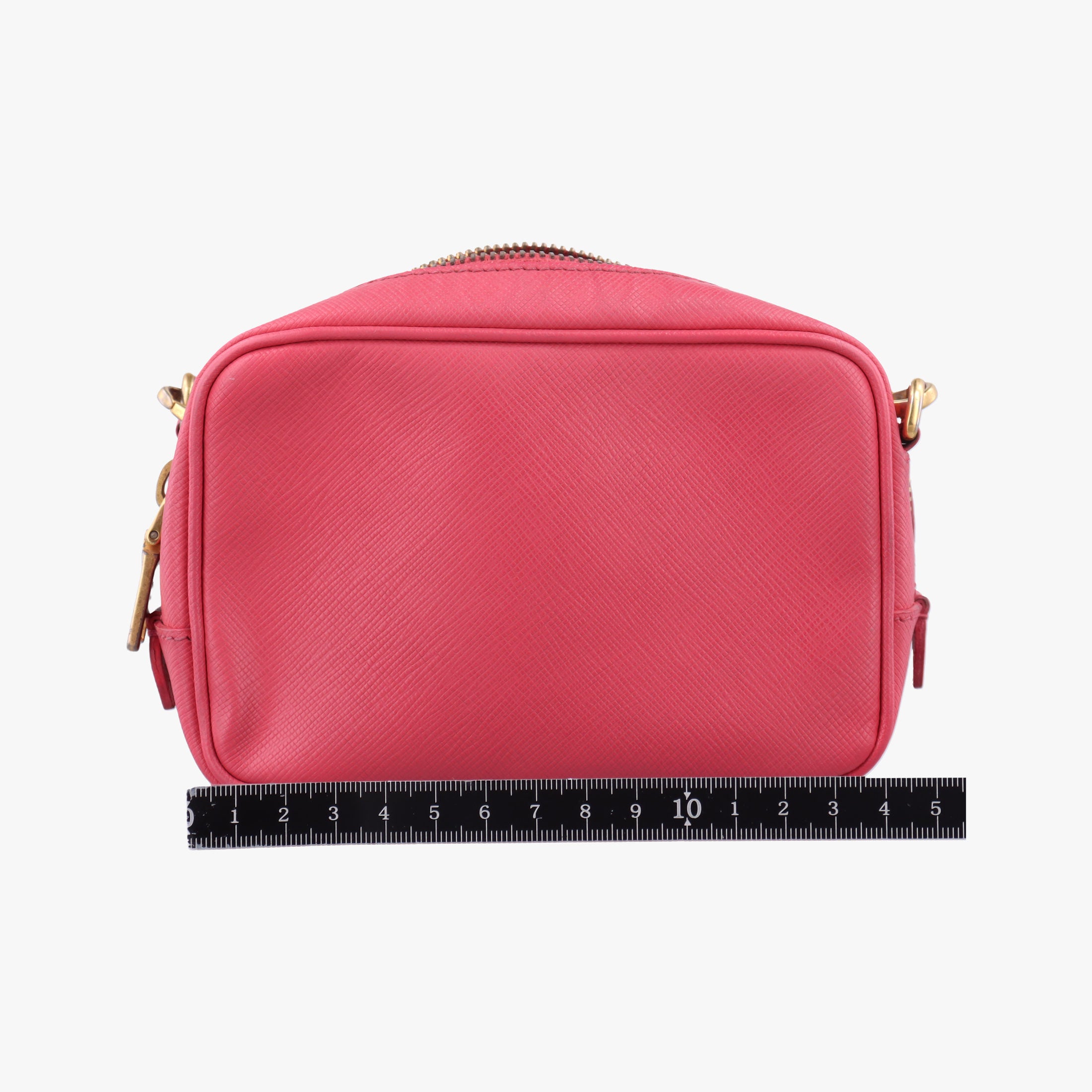 Vintage Prada VITELLO PHENIX Messenger Camera Rose SAFFIANO Leather 1N1674 shoulderbag | stylenewstar