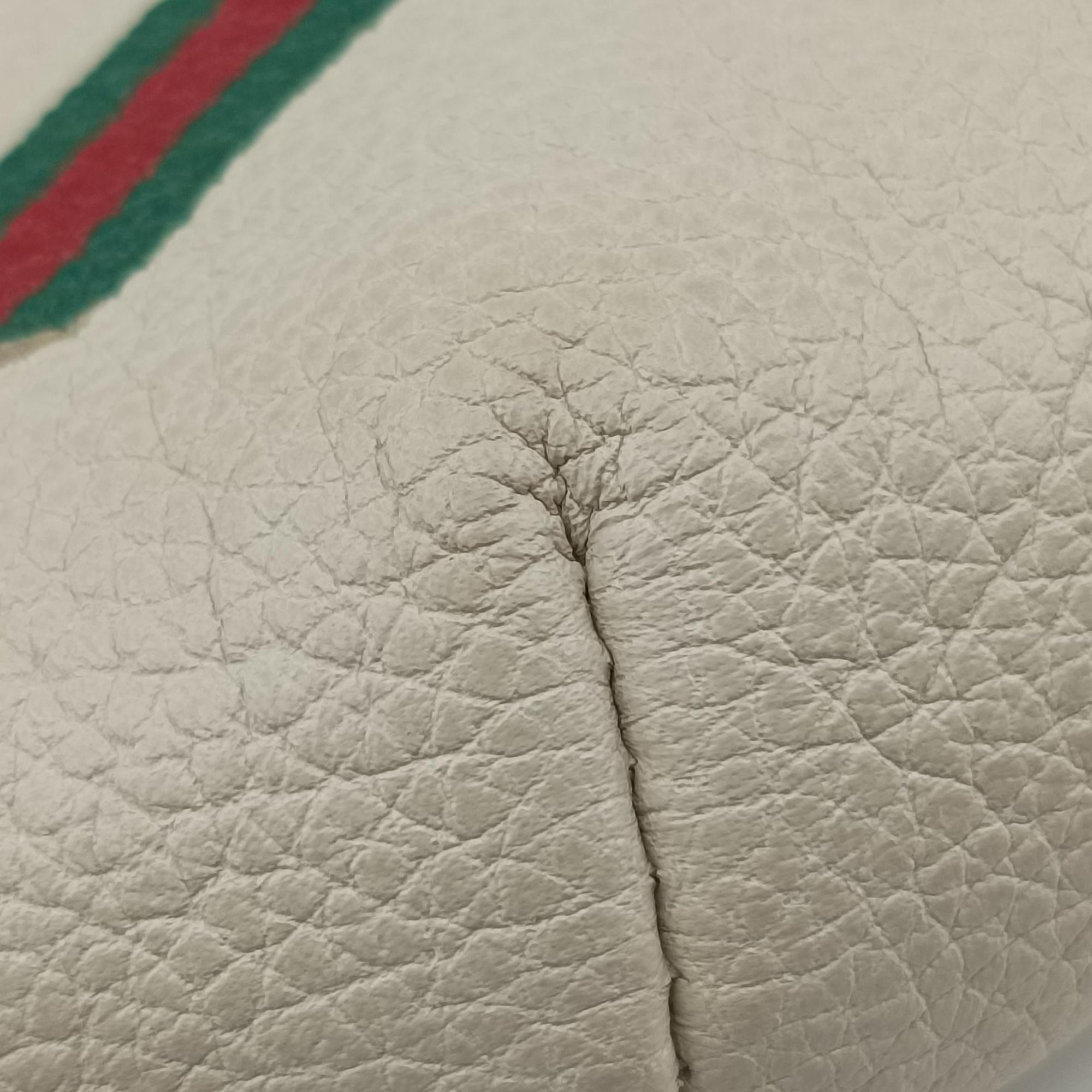 Secondhand Gucci Gucci print White Leather 527792 bum bag/waist bag | stylenewstar