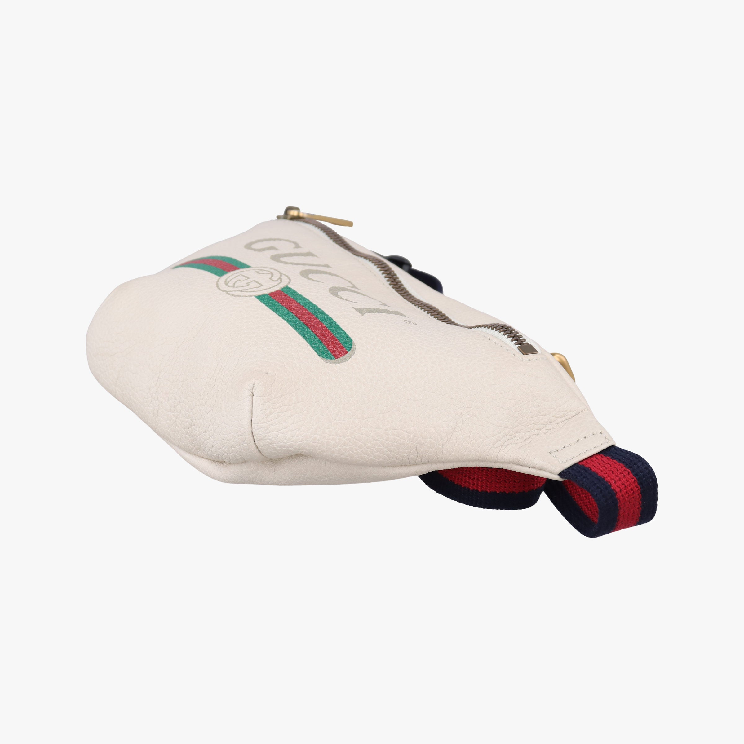 Secondhand Gucci Gucci print White Leather 527792 bum bag/waist bag | stylenewstar