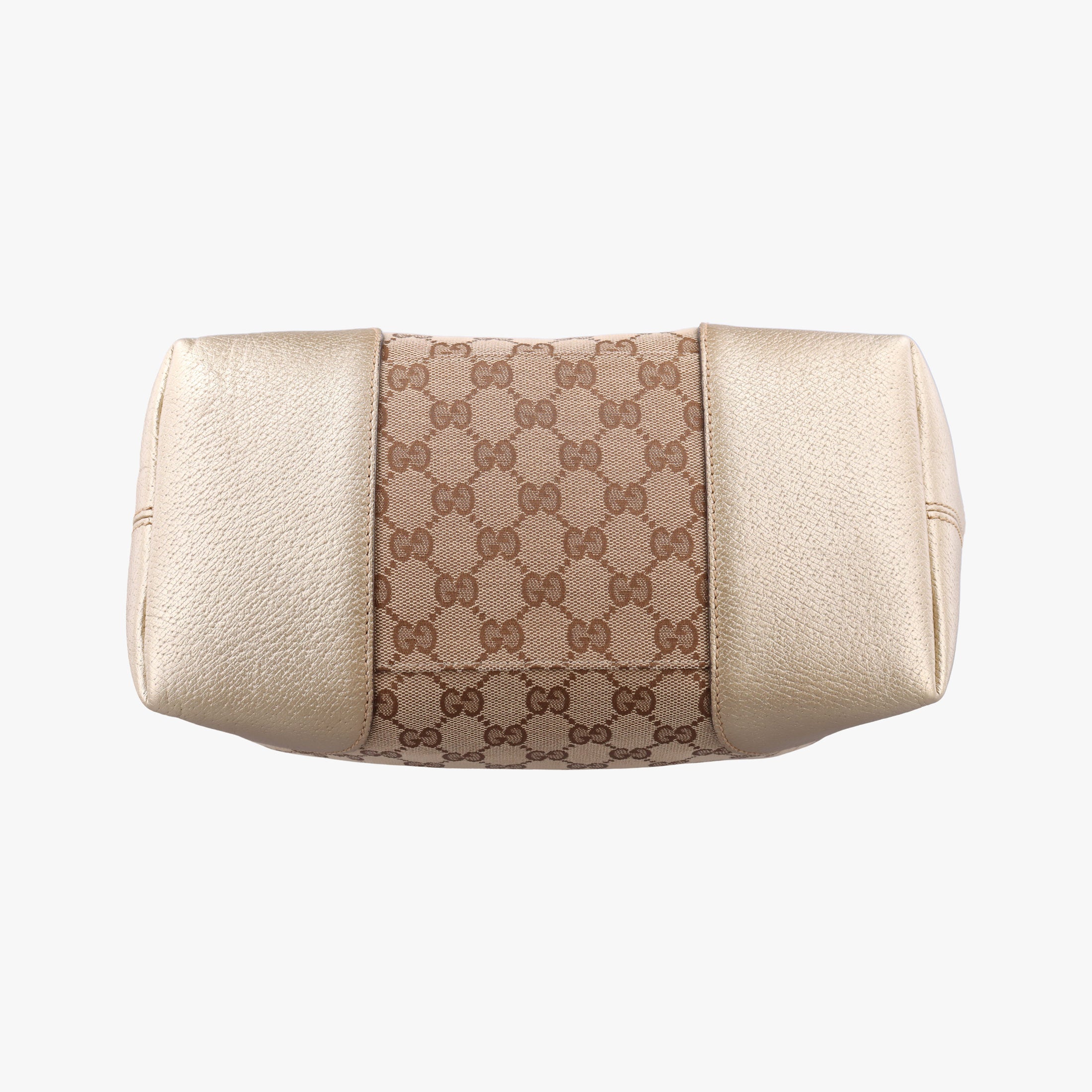 Vintage Gucci Guccissima Bree Beige×Golden canvas×Leather 353120 shoulderbag | stylenewstar