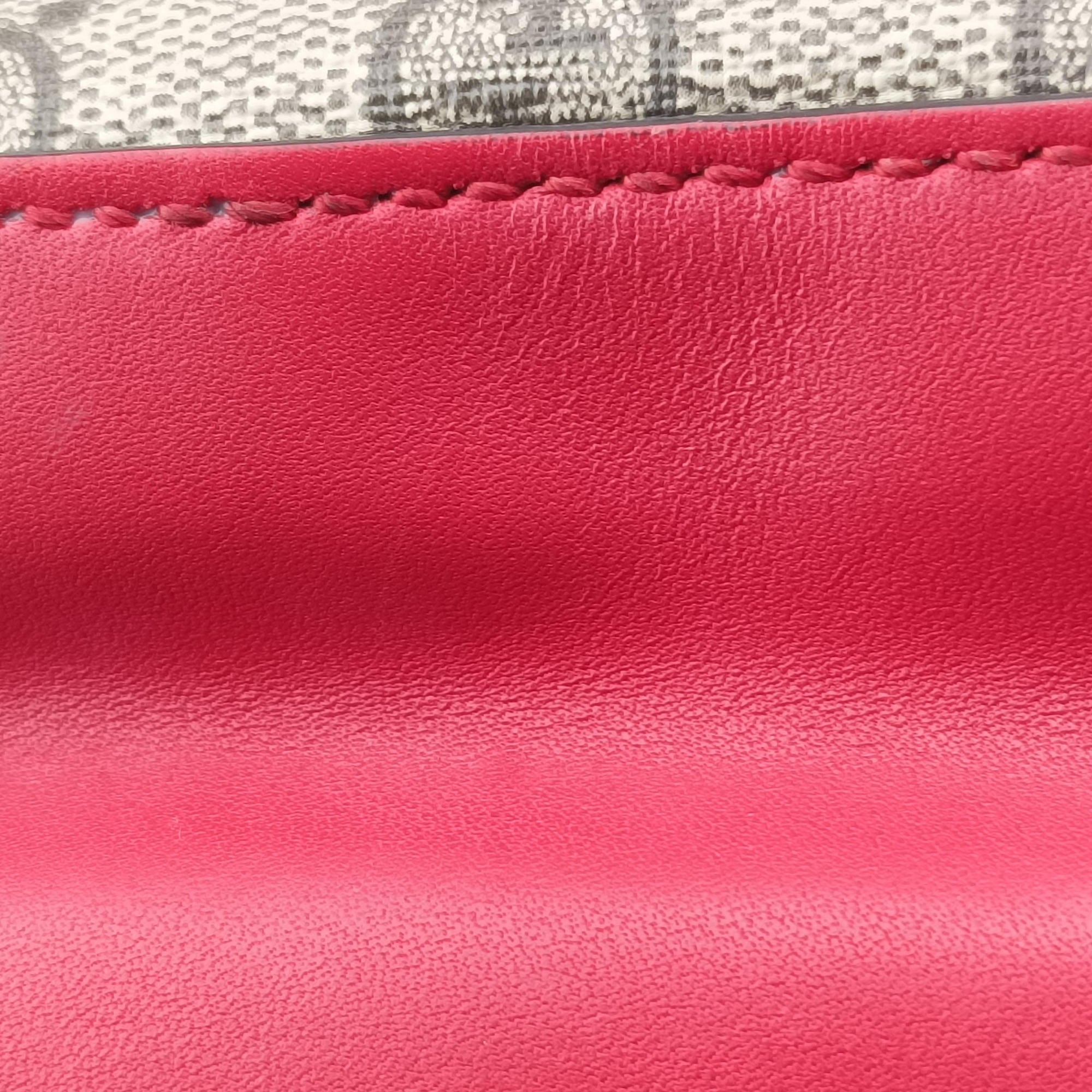 Secondhand Gucci GG Supreme Blooms beige×red×Multicolor PVC coated canvas×leather 409535 shoulderbag | stylenewstar