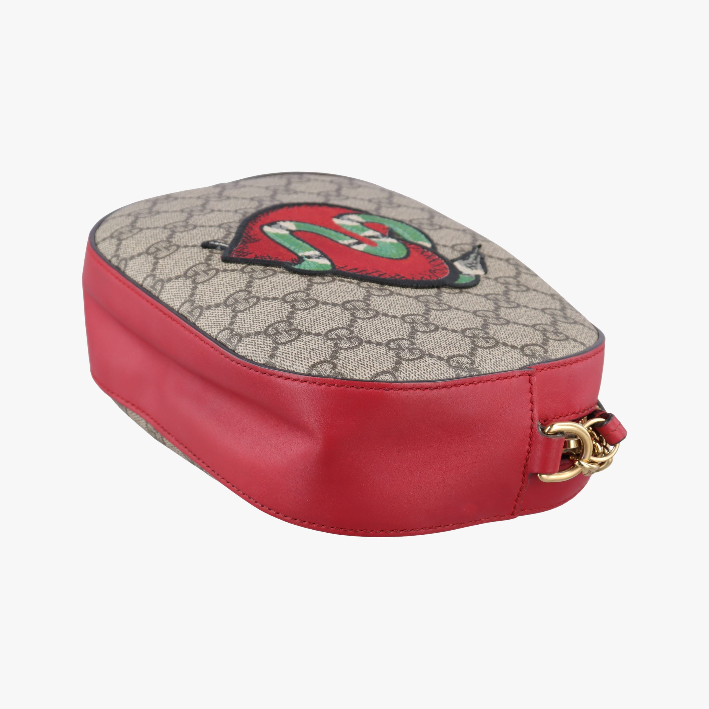 Secondhand Gucci GG Supreme Blooms beige×red×Multicolor PVC coated canvas×leather 409535 shoulderbag | stylenewstar