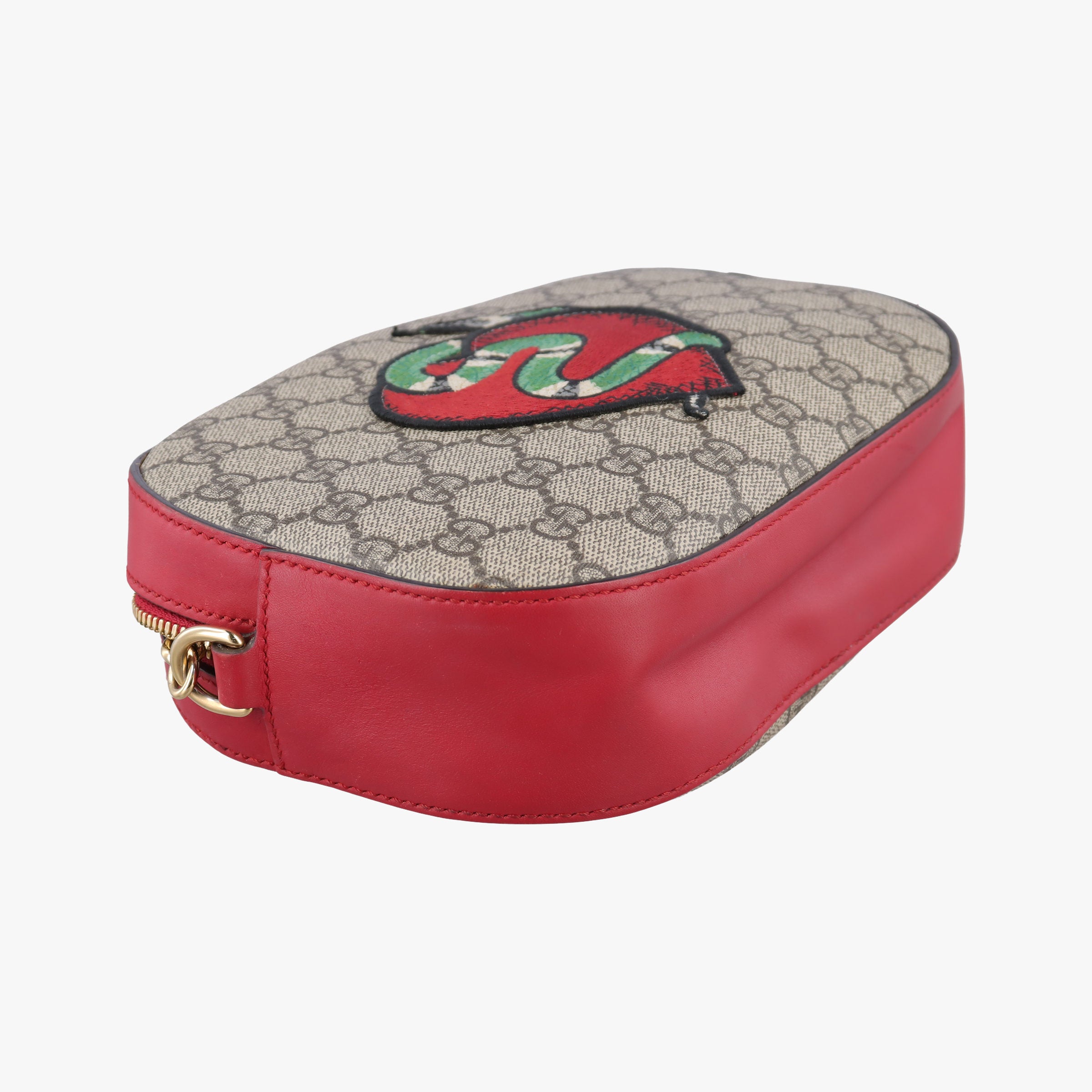Secondhand Gucci GG Supreme Blooms beige×red×Multicolor PVC coated canvas×leather 409535 shoulderbag | stylenewstar