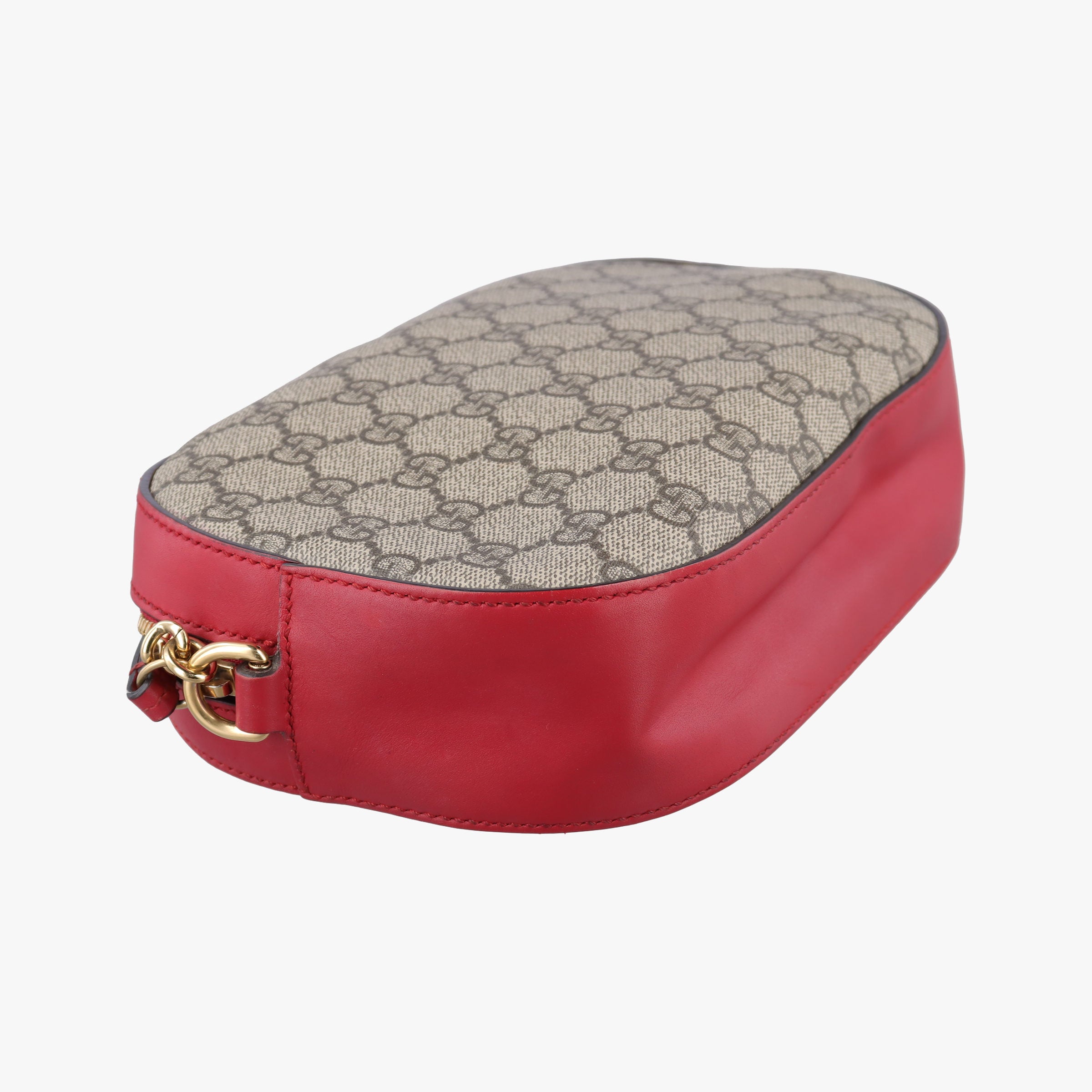 Secondhand Gucci GG Supreme Blooms beige×red×Multicolor PVC coated canvas×leather 409535 shoulderbag | stylenewstar