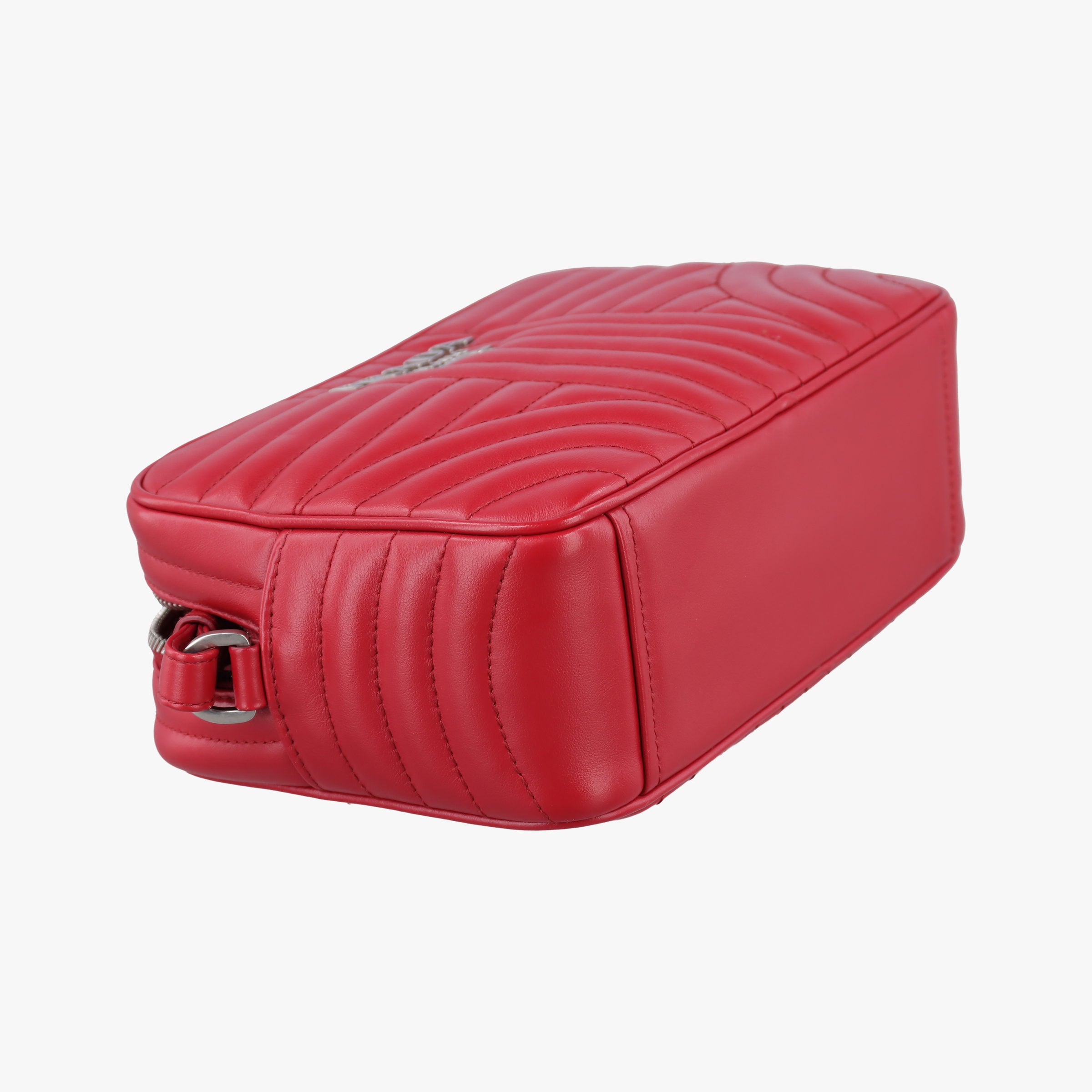 Vintage Prada Diagramme Red Leather 1BH083 shoulderbag | stylenewstar