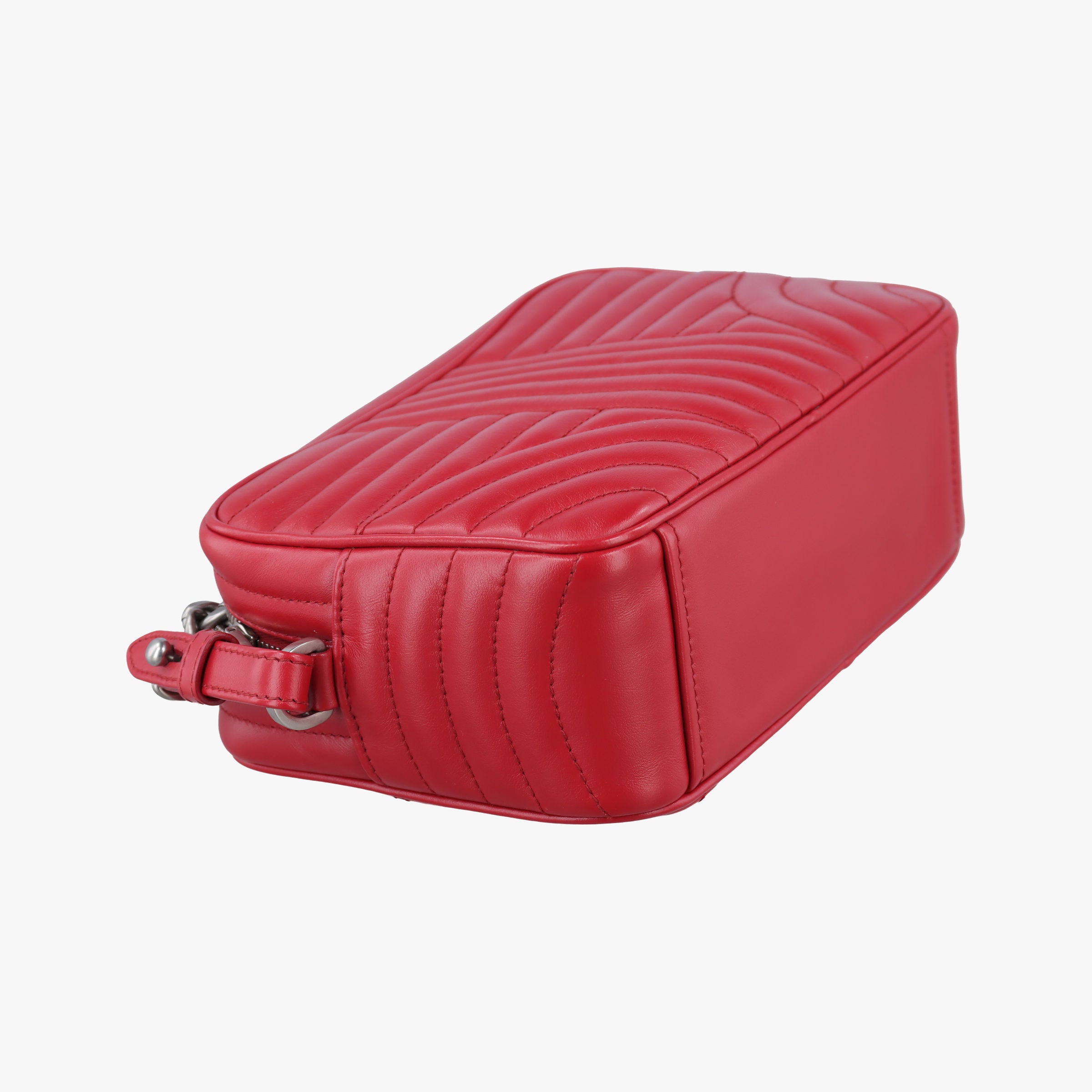 Vintage Prada Diagramme Red Leather 1BH083 shoulderbag | stylenewstar