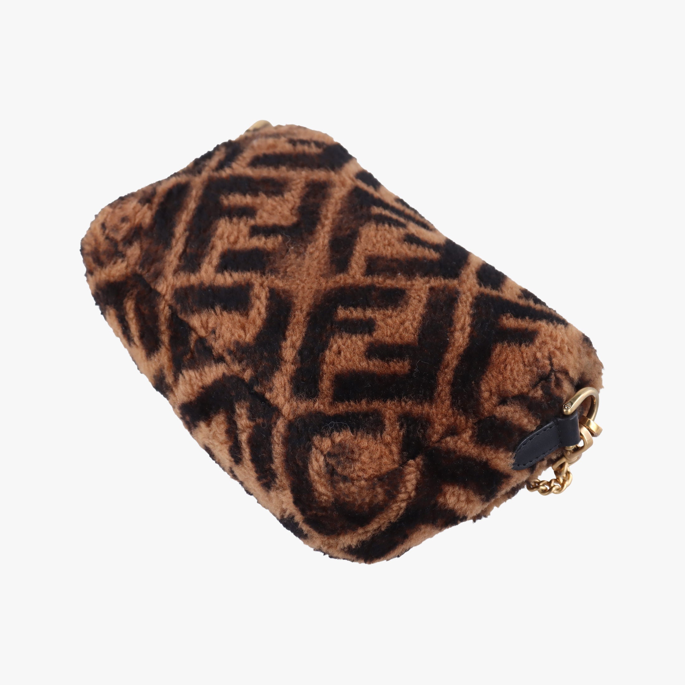 Vintage Fendi BAGUETTE Brown×Black fur 8BS017 shoulderbag | stylenewstar
