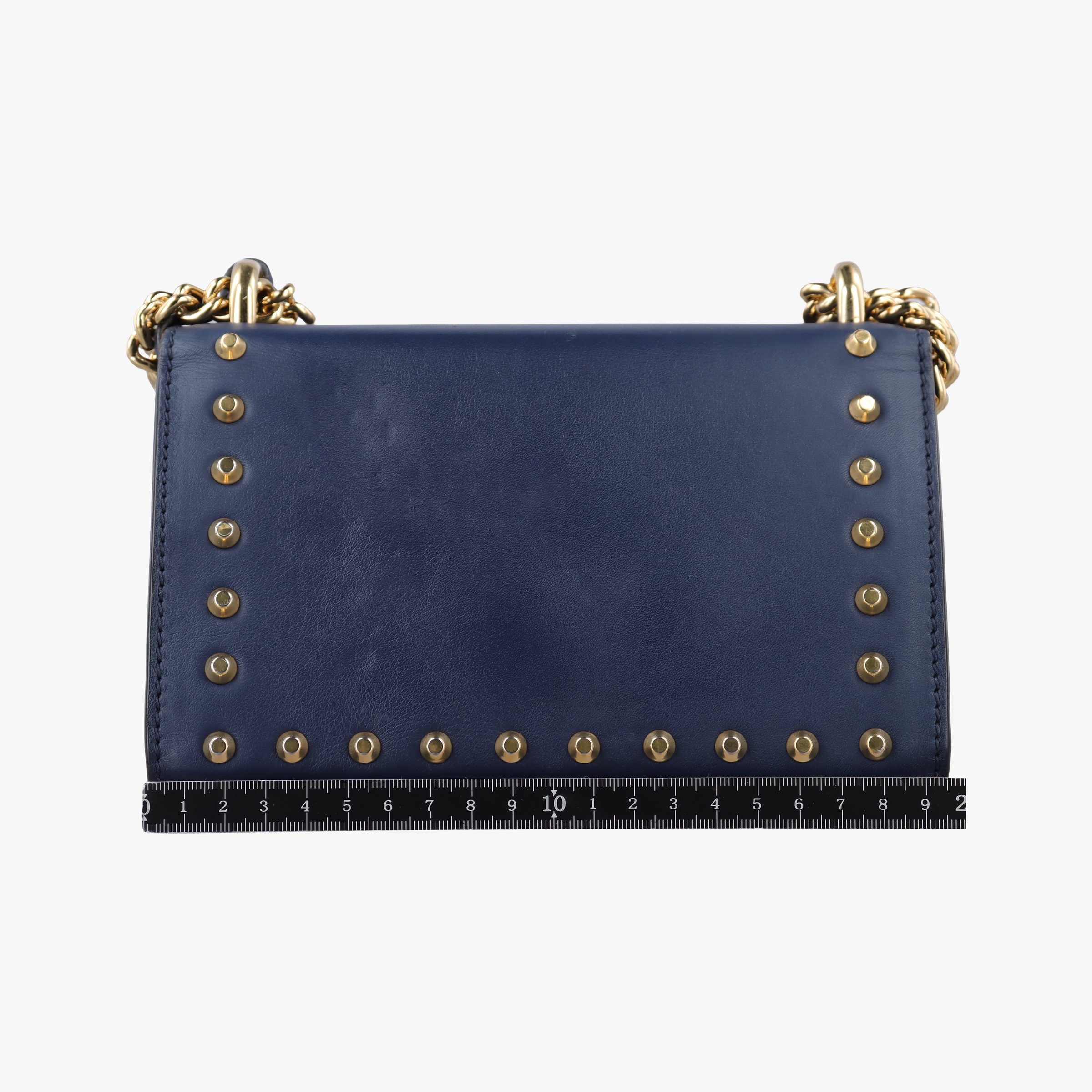 Vintage Gucci Padlock Navy Leather 432182 shoulderbag | stylenewstar