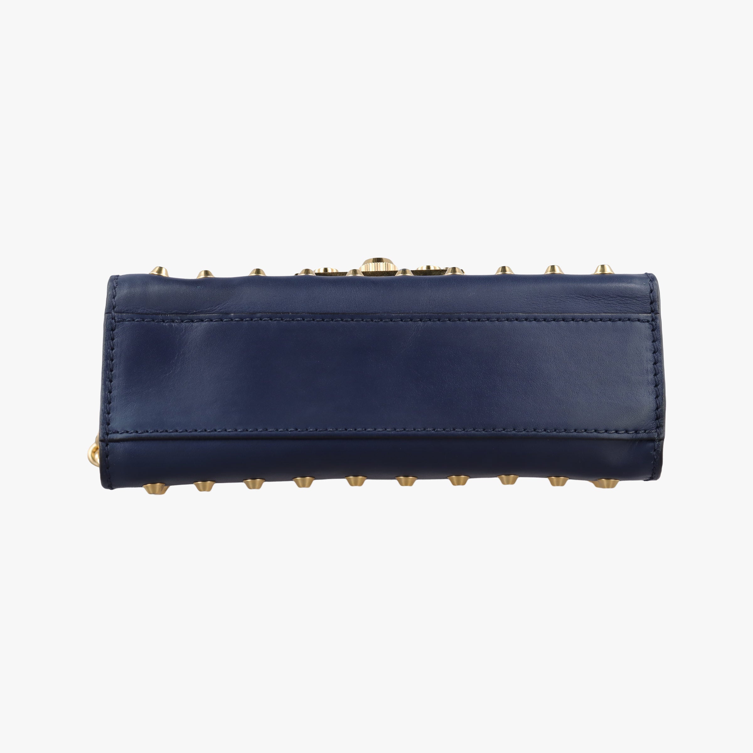 Vintage Gucci Padlock Navy Leather 432182 shoulderbag | stylenewstar