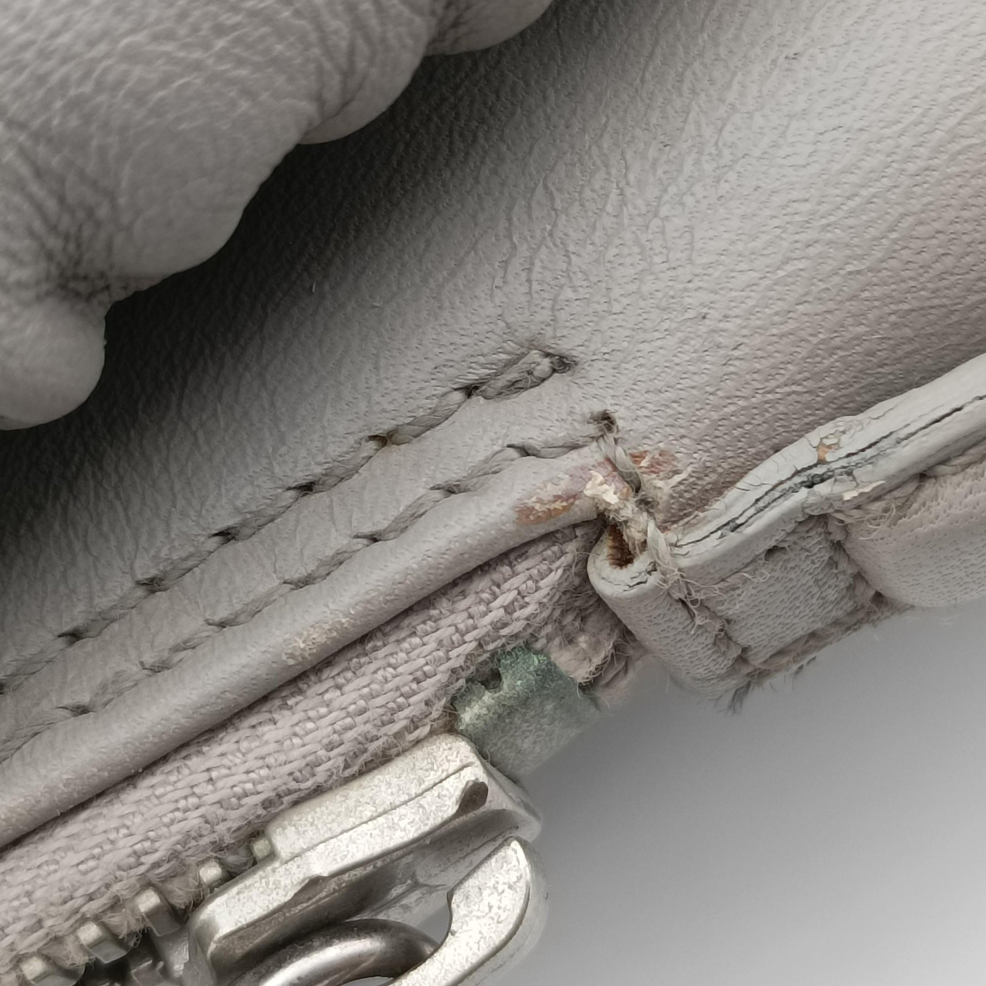 Pre-owned Christian Dior Karenina Grey lambskin  handbag | stylenewstar