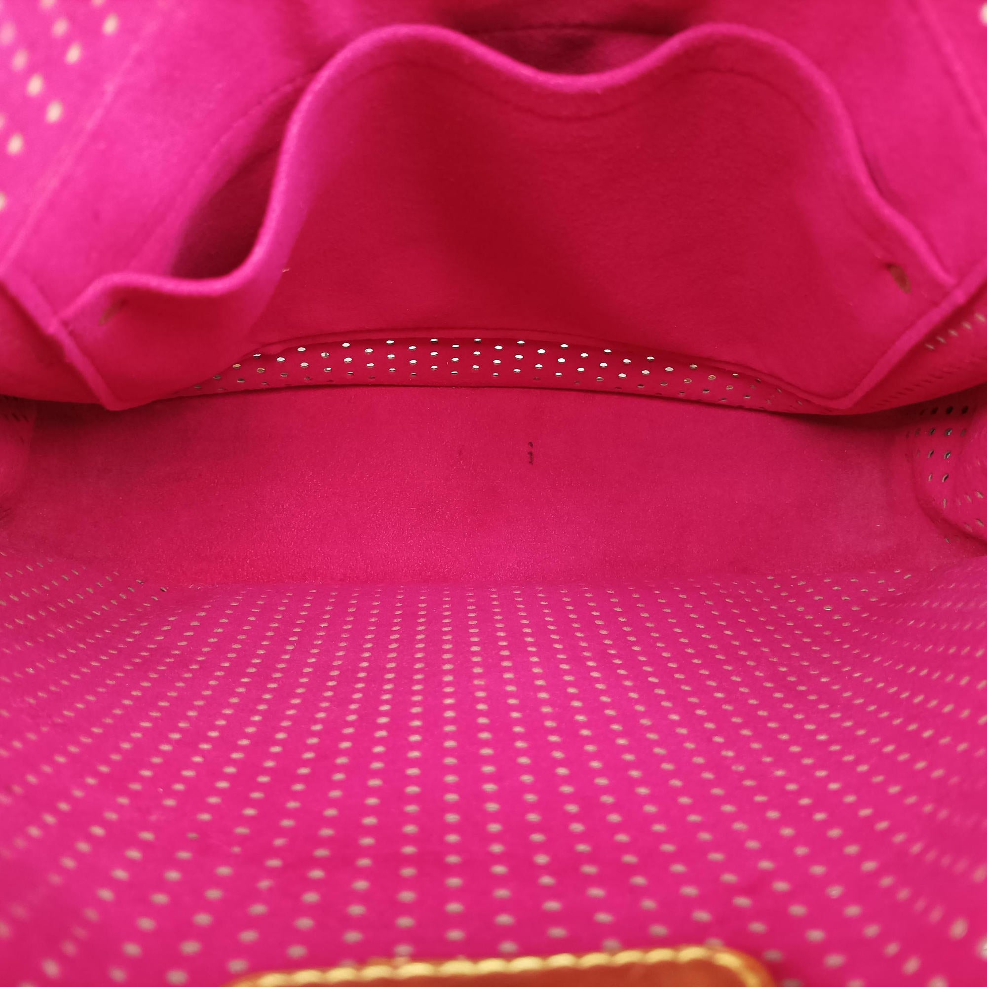 Pre-owned Louis Vuitton Musette brown×FUCHSIA Monogram Perforated M95172 shoulderbag | stylenewstar