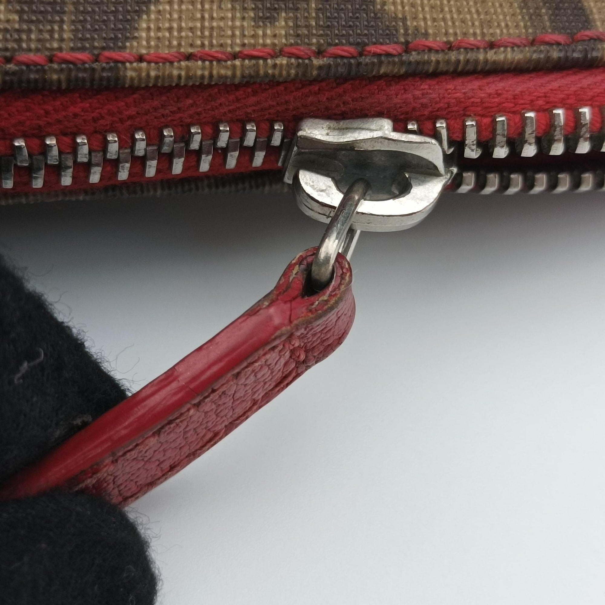 Pre-owned Christian Dior Rasta Trotter Messenger beige×Multicolour PVC coated canvas x leather  shoulderbag | stylenewstar