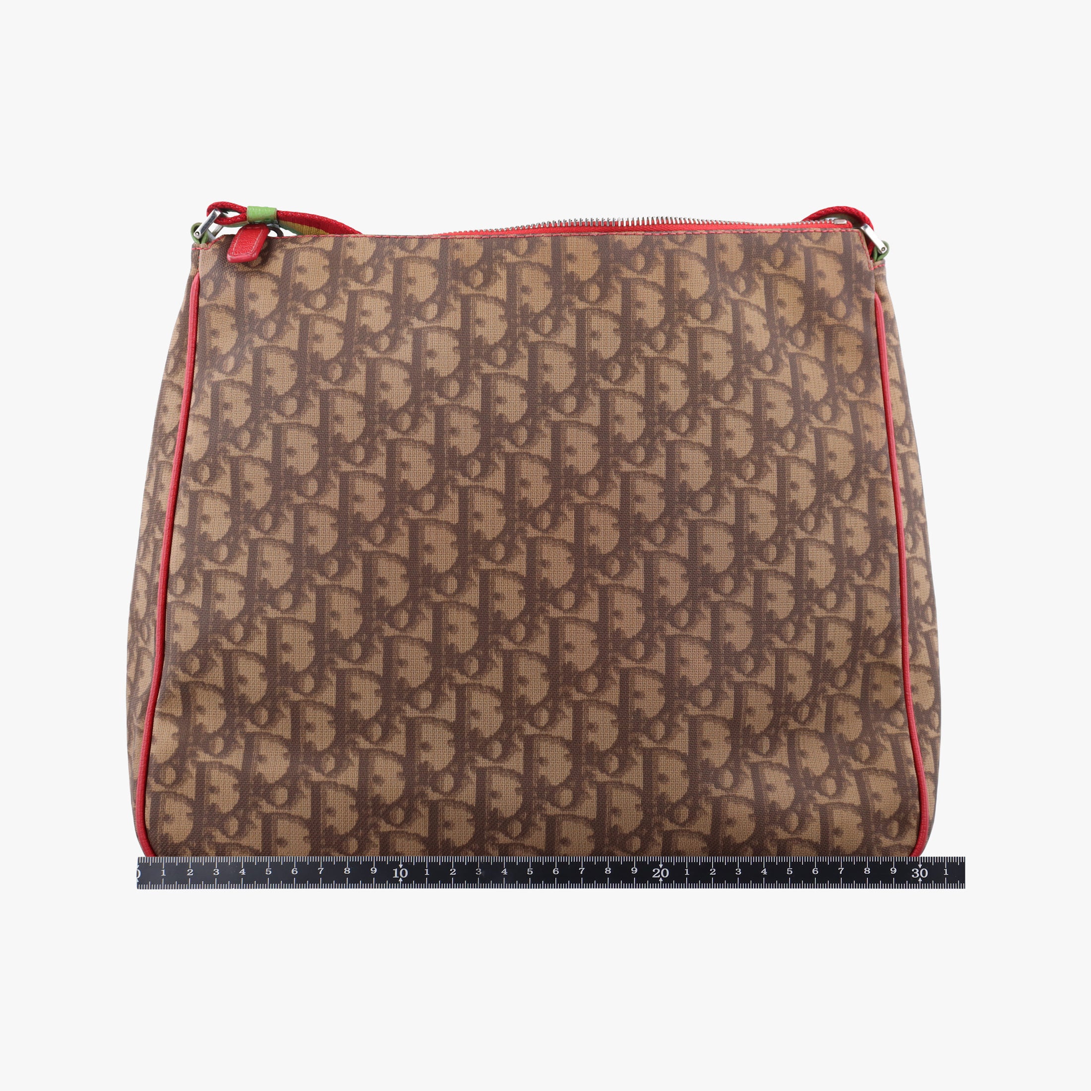 Pre-owned Christian Dior Rasta Trotter Messenger beige×Multicolour PVC coated canvas x leather  shoulderbag | stylenewstar