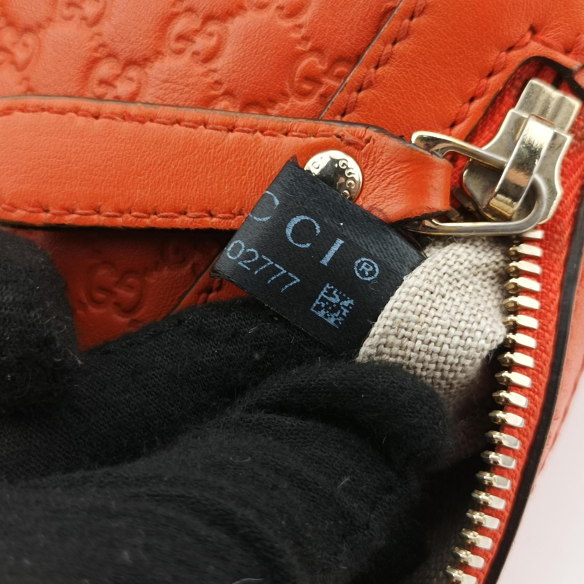 Pre-owned Gucci Microguccissima Orange Leather 449654 shoulderbag | stylenewstar