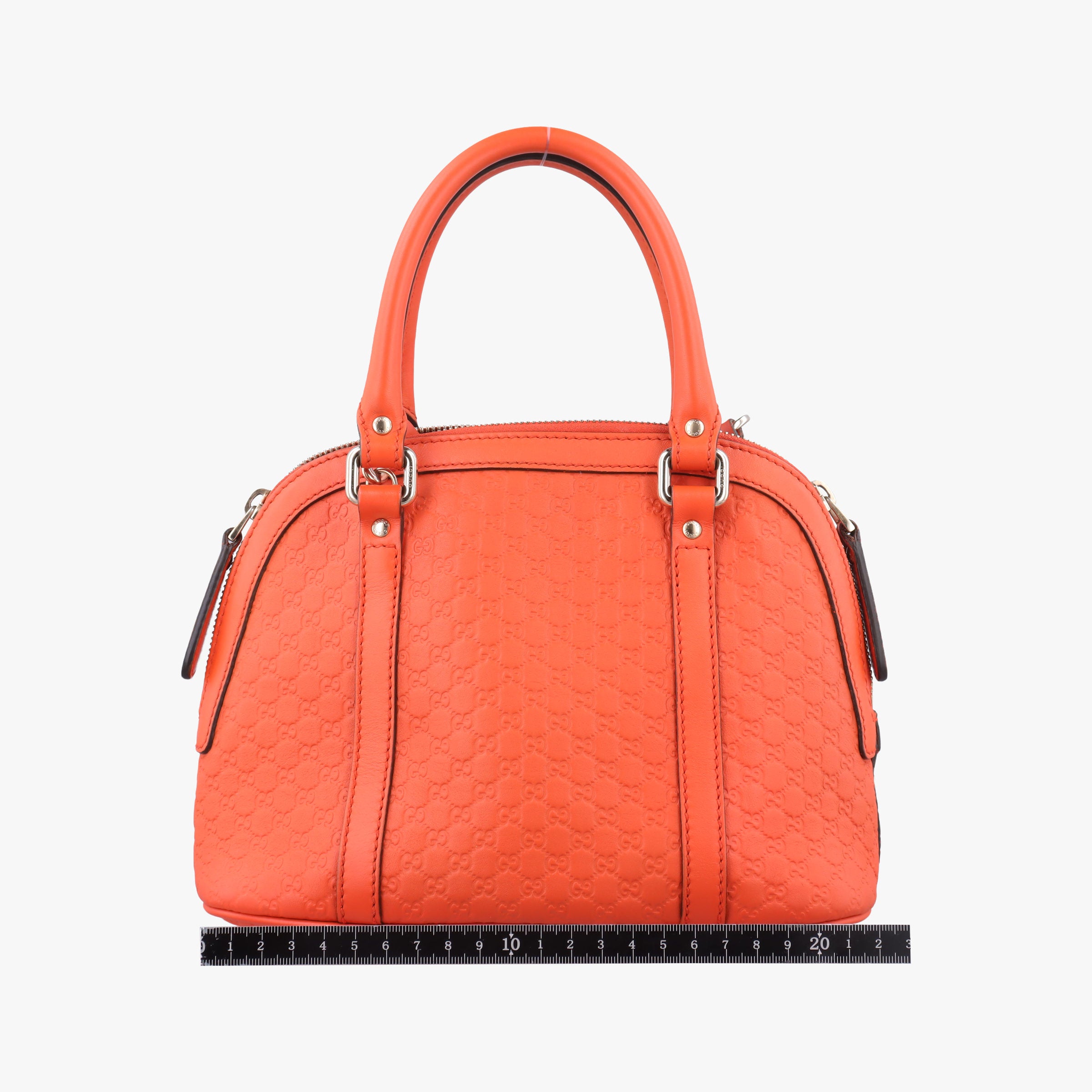 Pre-owned Gucci Microguccissima Orange Leather 449654 shoulderbag | stylenewstar