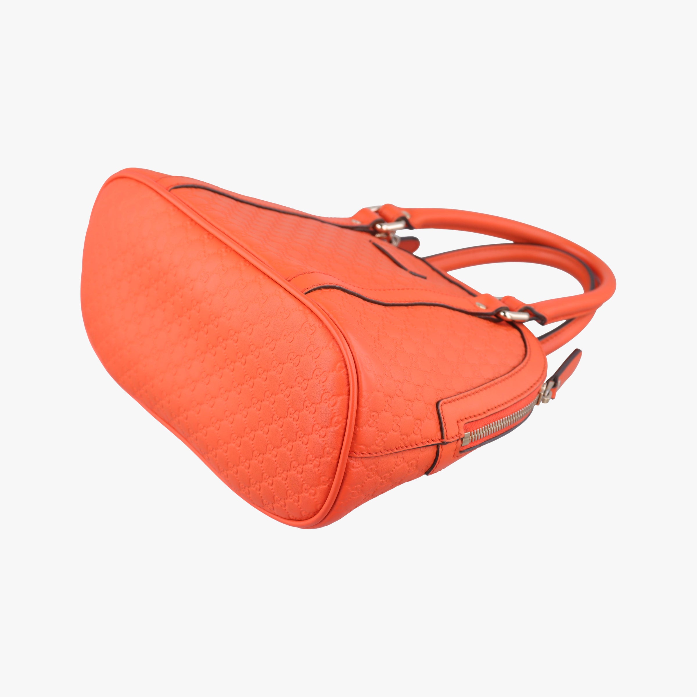Pre-owned Gucci Microguccissima Orange Leather 449654 shoulderbag | stylenewstar