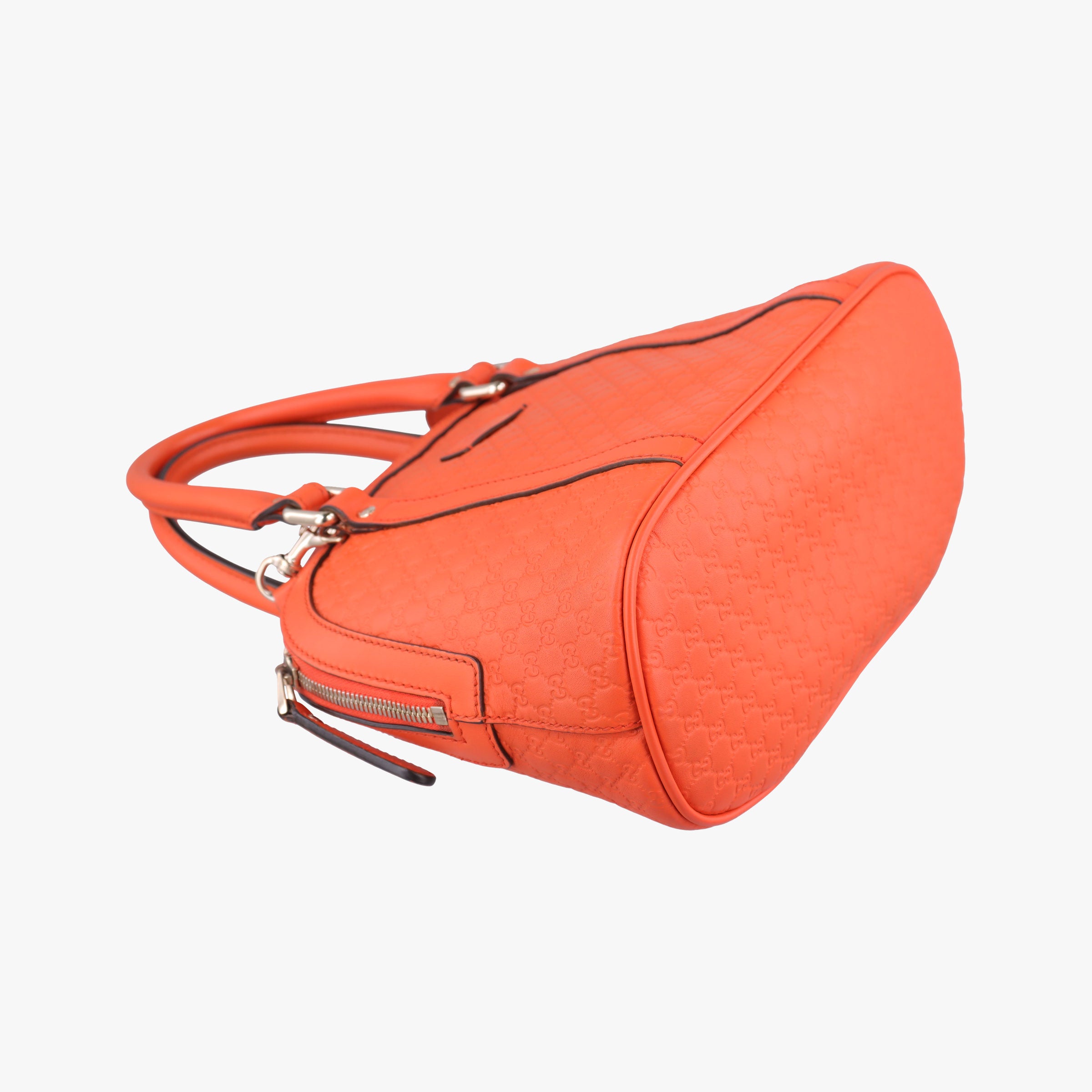 Pre-owned Gucci Microguccissima Orange Leather 449654 shoulderbag | stylenewstar
