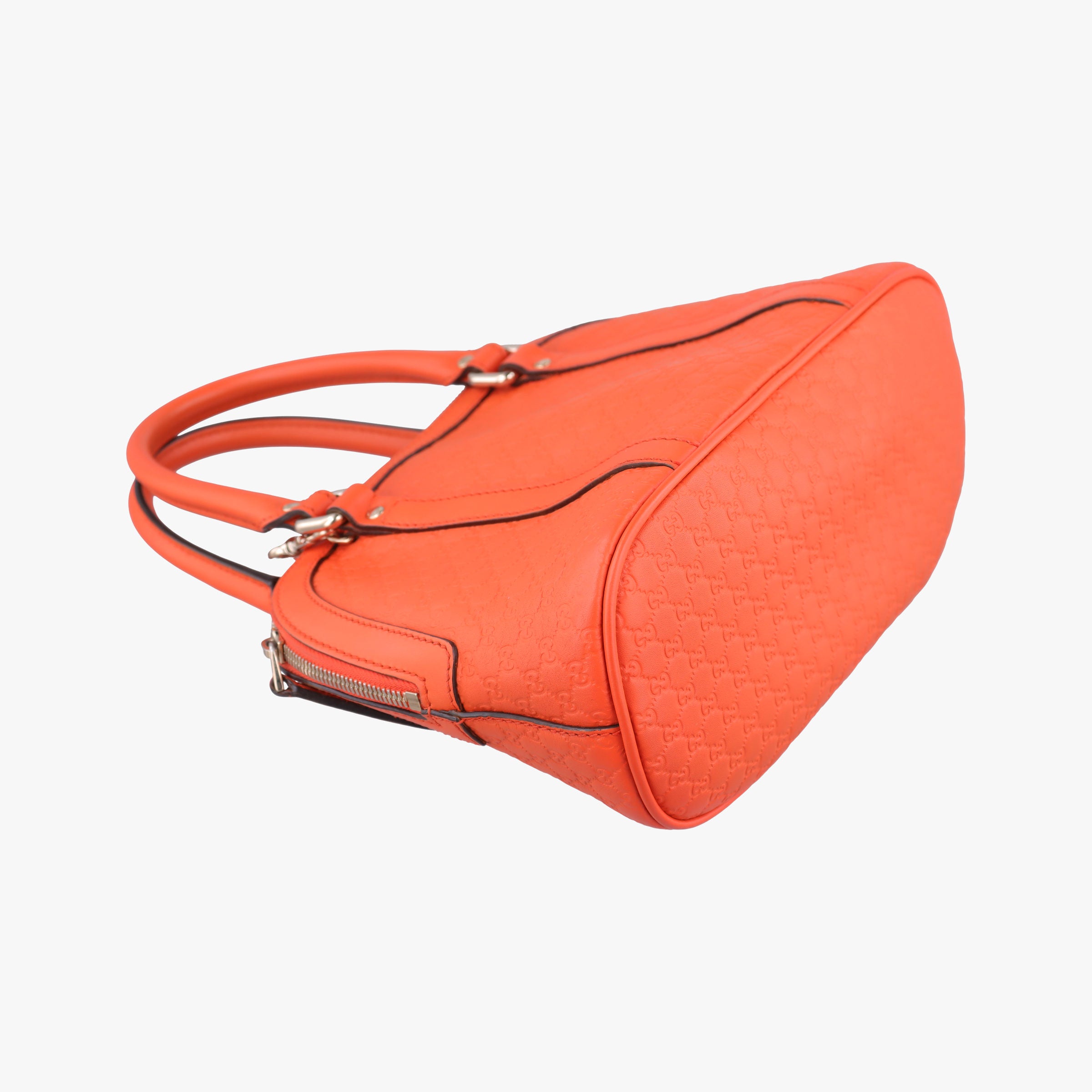 Pre-owned Gucci Microguccissima Orange Leather 449654 shoulderbag | stylenewstar