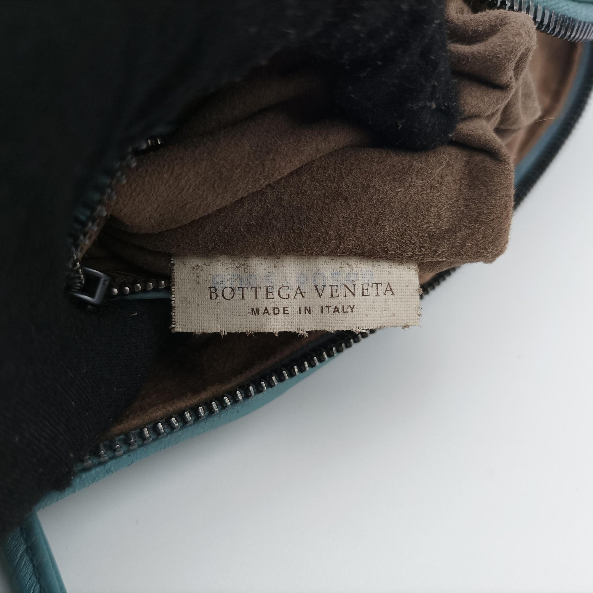 Secondhand Bottega Veneta Intrecciato Floral Nodini Blue lambskin  shoulderbag | stylenewstar
