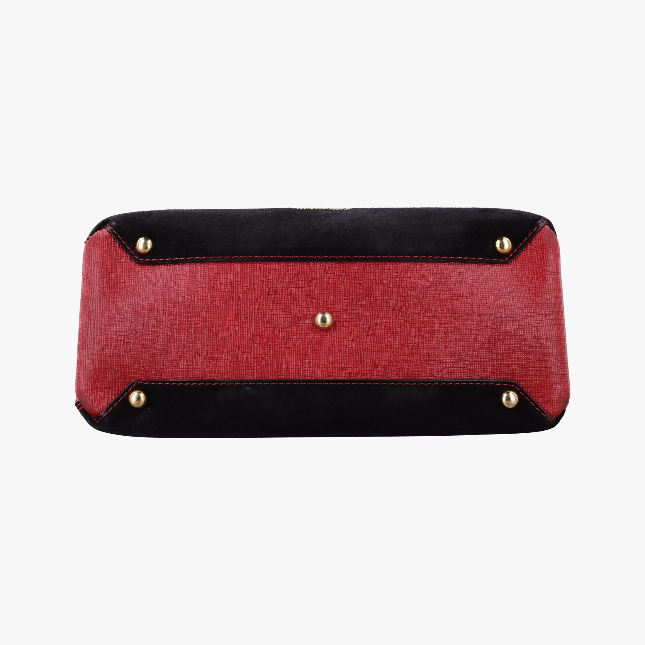 Secondhand Burberry Medium Banner Tote Beige x Red x Black Canvas x Leather x Suede  shoulderbag | stylenewstar