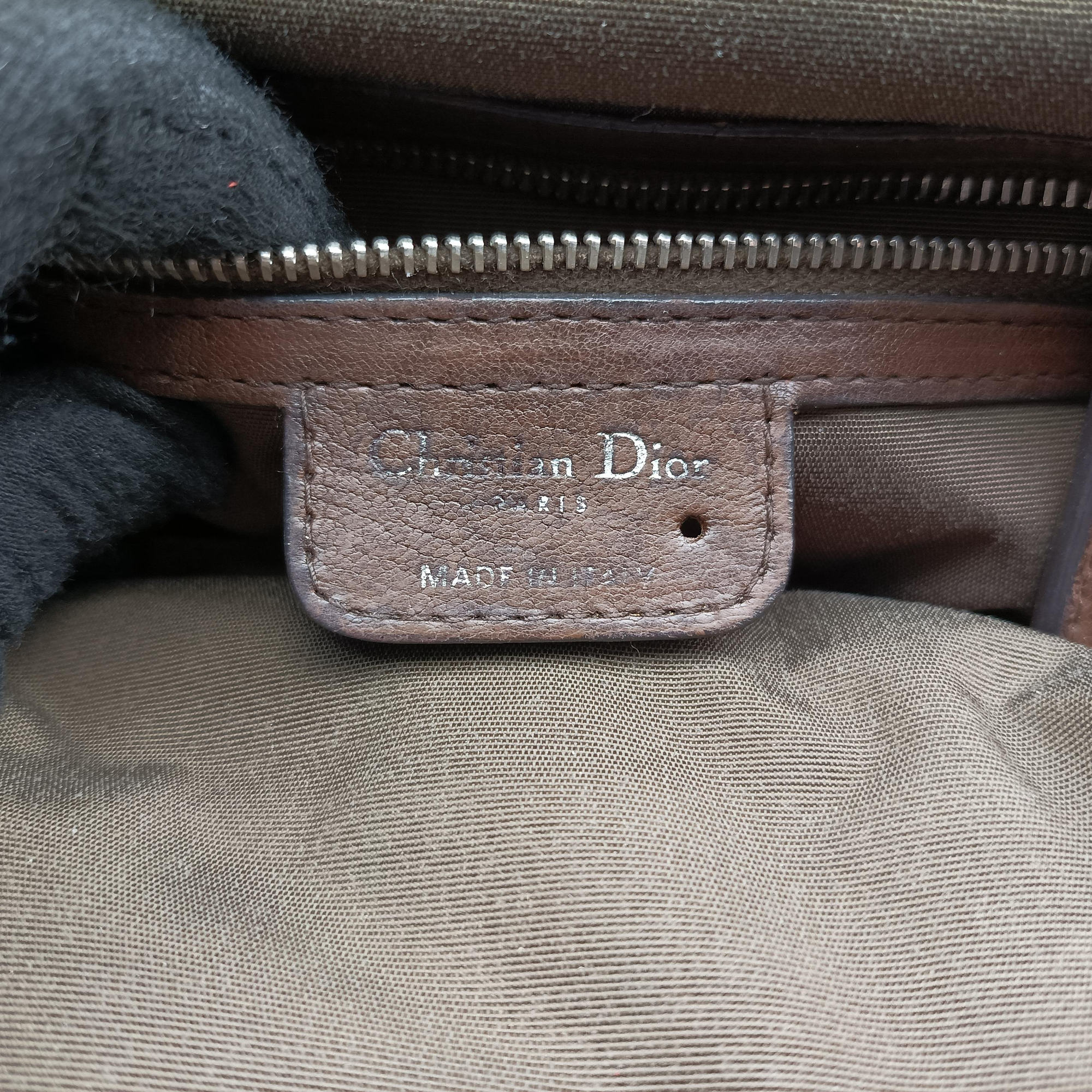 Pre-owned Christian Dior Karenina Brown lambskin  handbag | stylenewstar