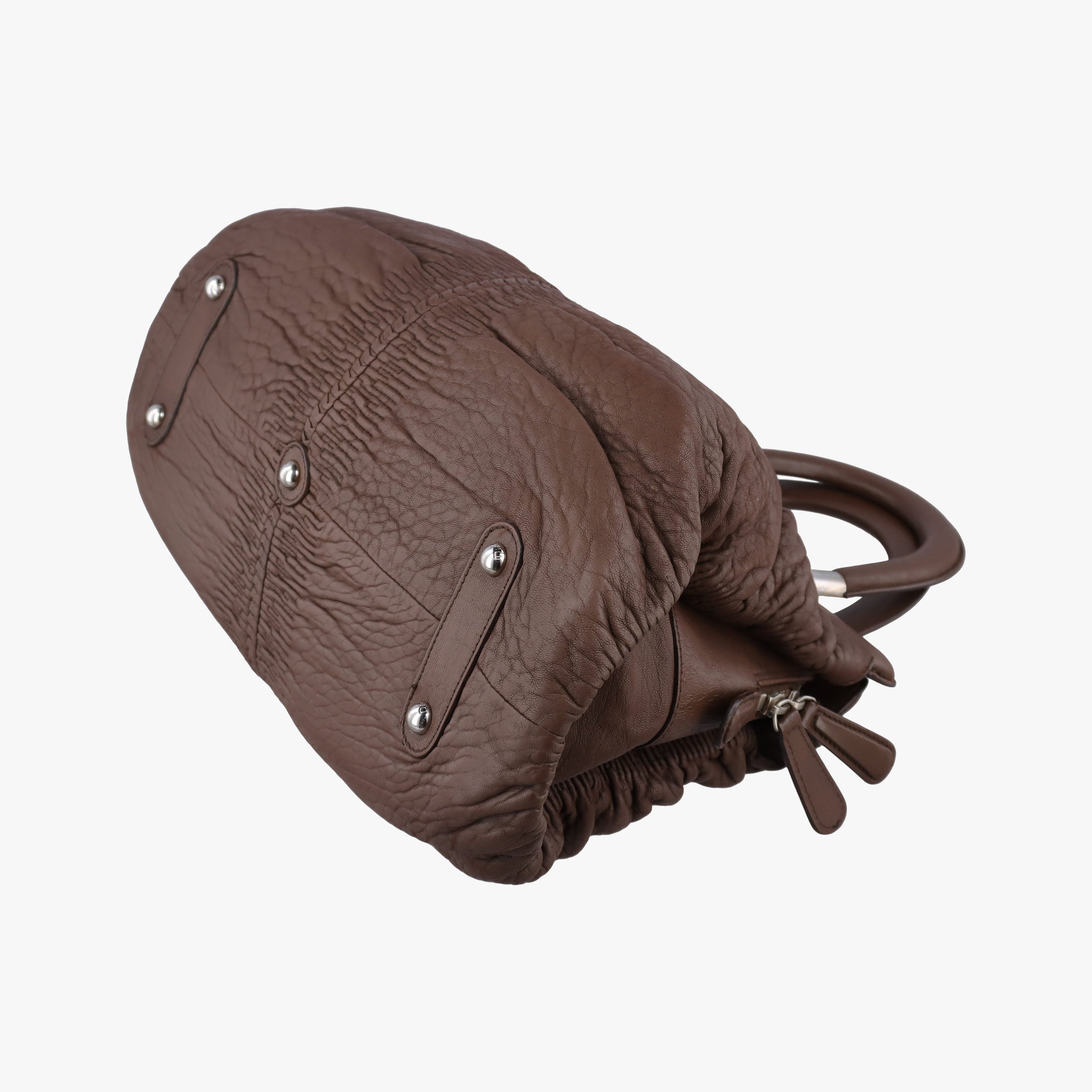 Pre-owned Christian Dior Karenina Brown lambskin  handbag | stylenewstar