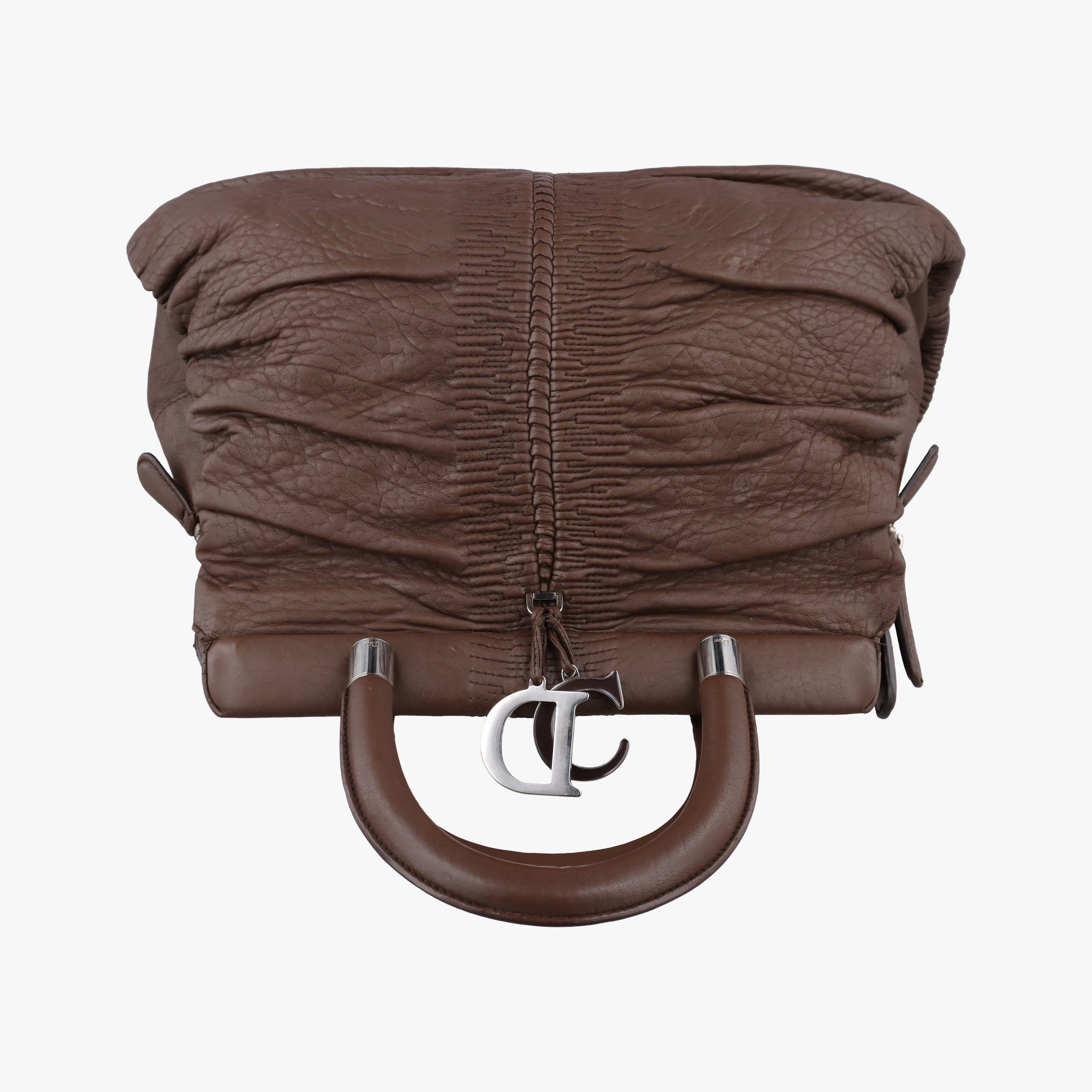 Pre-owned Christian Dior Karenina Brown lambskin  handbag | stylenewstar