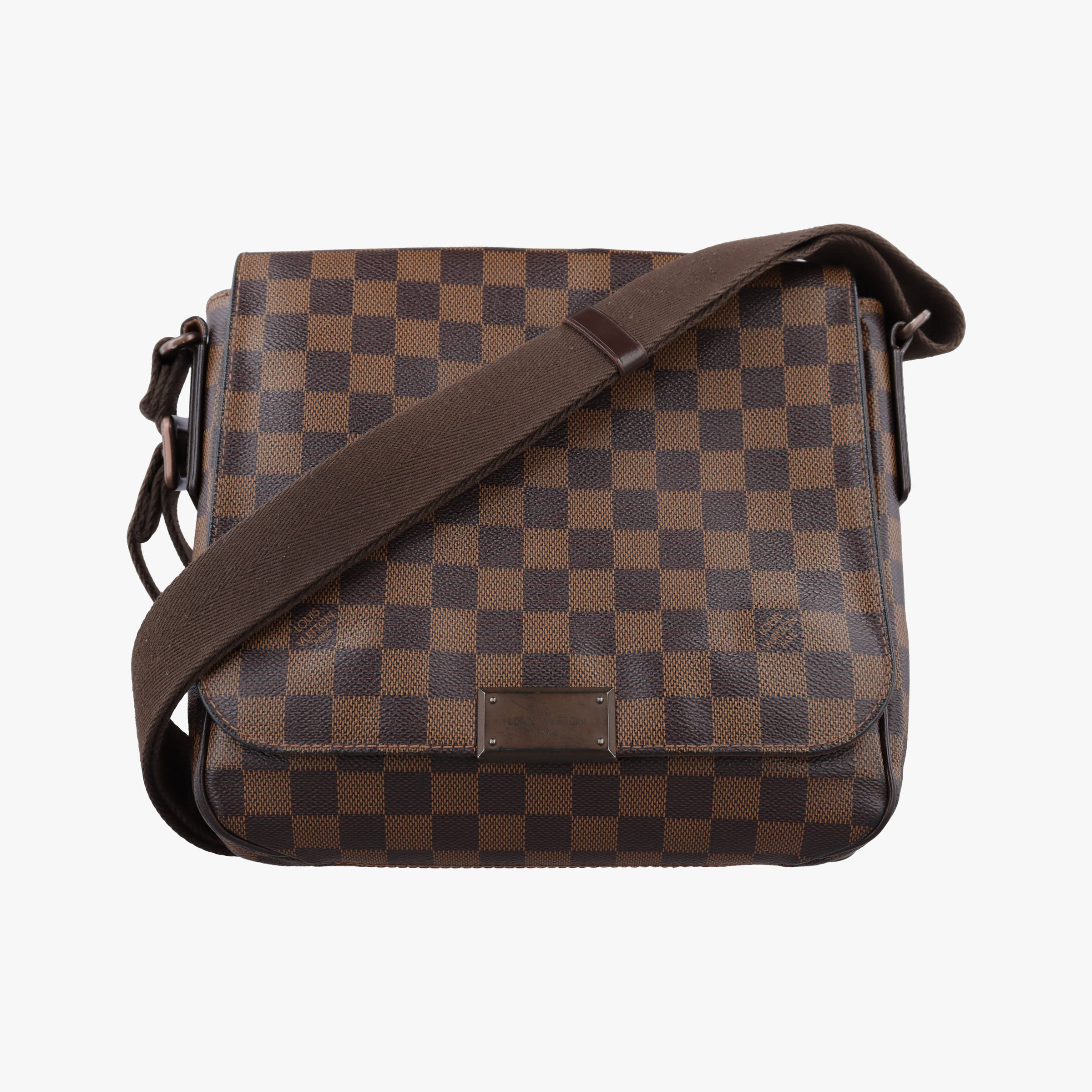 Pre-owned Louis Vuitton DISTRICT PM EBENE Damier Canvas N41213 shoulderbag | stylenewstar