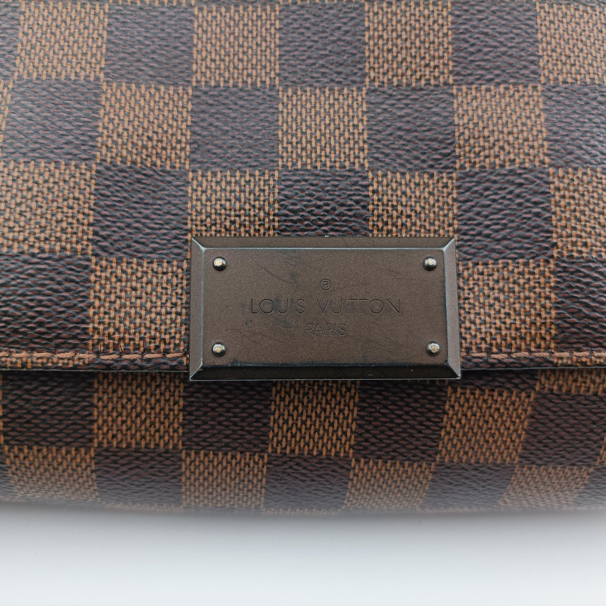 Pre-owned Louis Vuitton DISTRICT PM EBENE Damier Canvas N41213 shoulderbag | stylenewstar