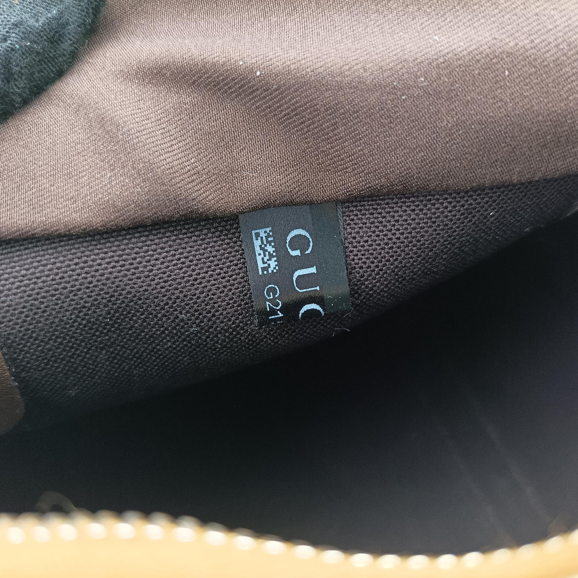 Pre-owned Gucci GG Plus GG Supreme Brown×golden PVC coated canvas×leather 193604 handbag | stylenewstar