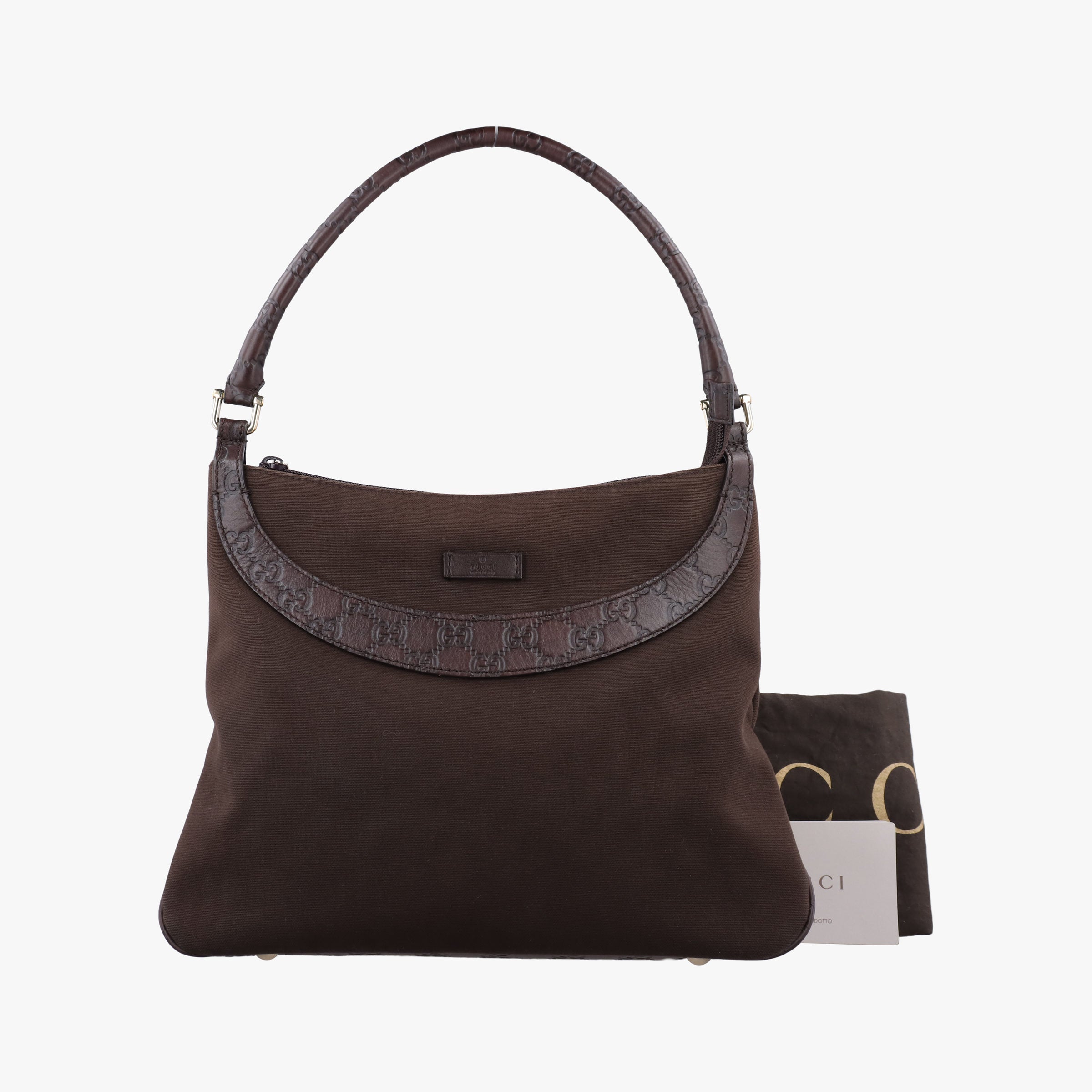 Vintage Gucci Guccissima Brown canvasxleather 279152 handbag | stylenewstar