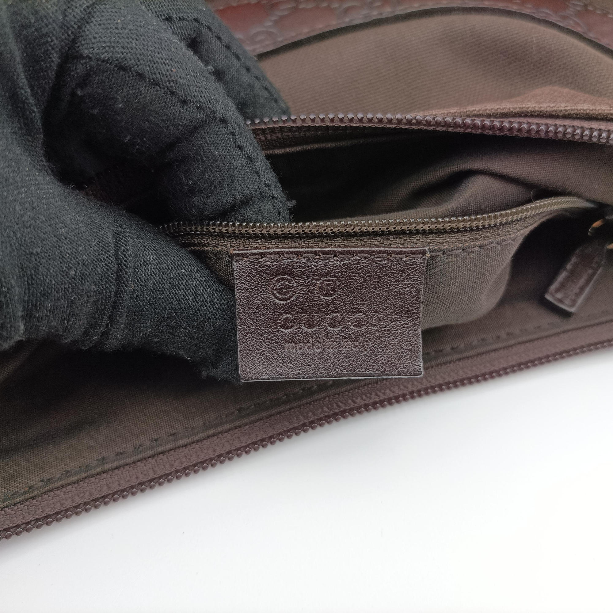 Vintage Gucci Guccissima Brown canvasxleather 279152 handbag | stylenewstar