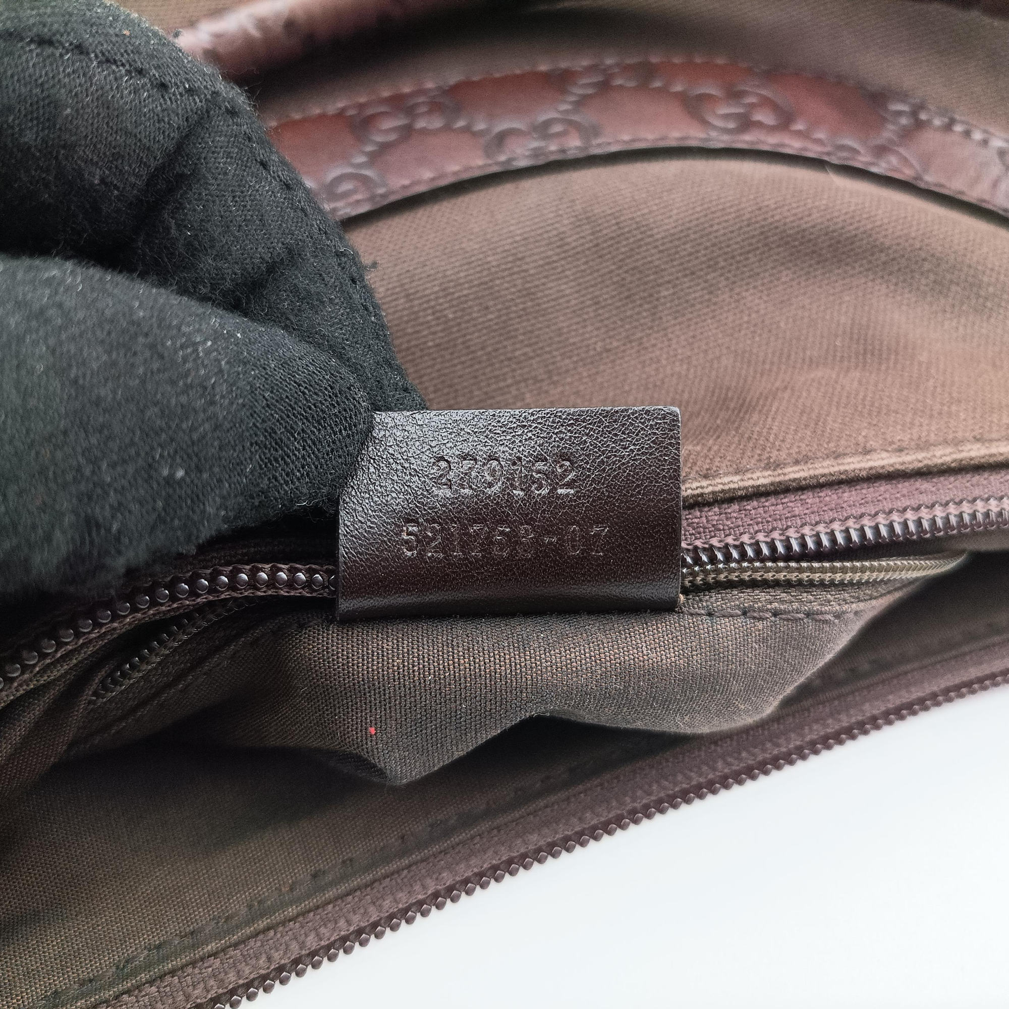 Vintage Gucci Guccissima Brown canvasxleather 279152 handbag | stylenewstar