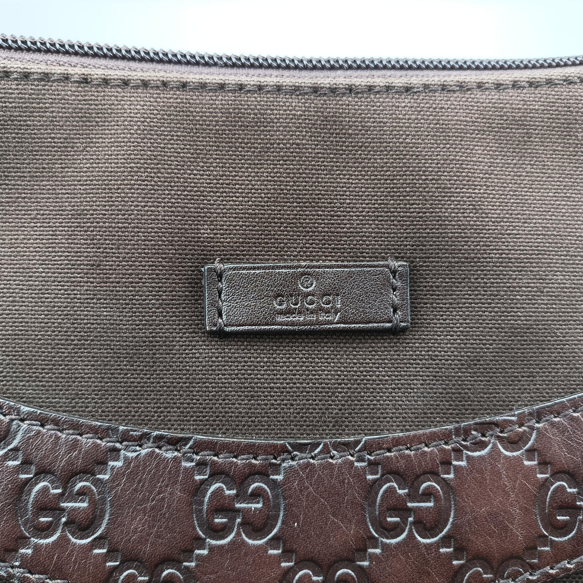 Vintage Gucci Guccissima Brown canvasxleather 279152 handbag | stylenewstar